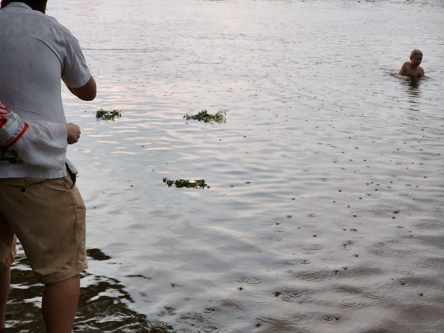 Долгопрудный, Ивана-Купала, обряд, огонь, венок