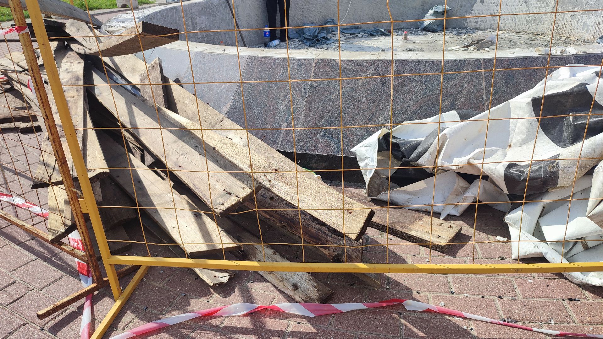 Кашира, фонтан, сквер им. Генерала Белова, благоустрйоство