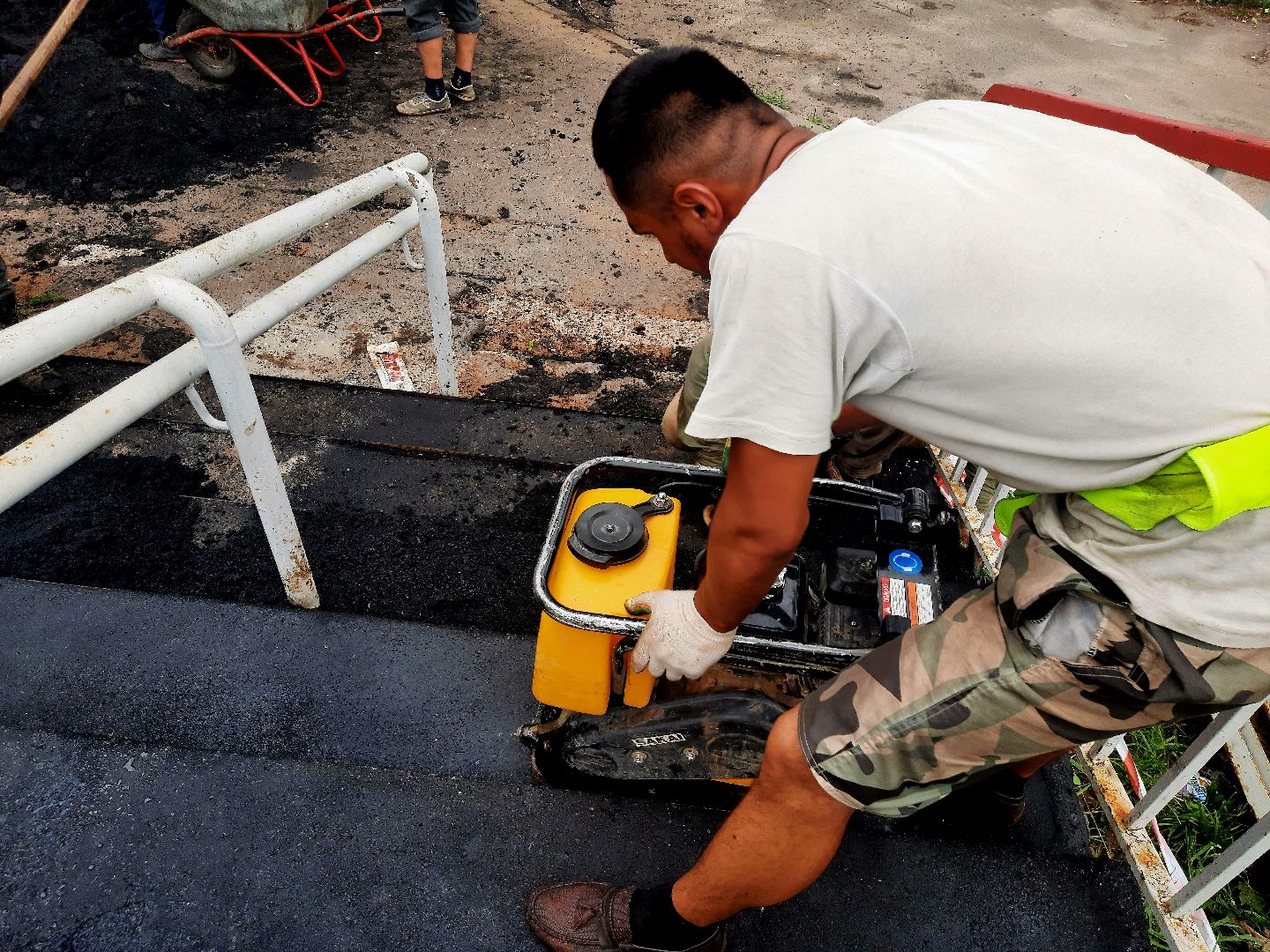 #Шатура, #пешеходный_мост, #ремонт_моста, #железная_дорога, #РЖД