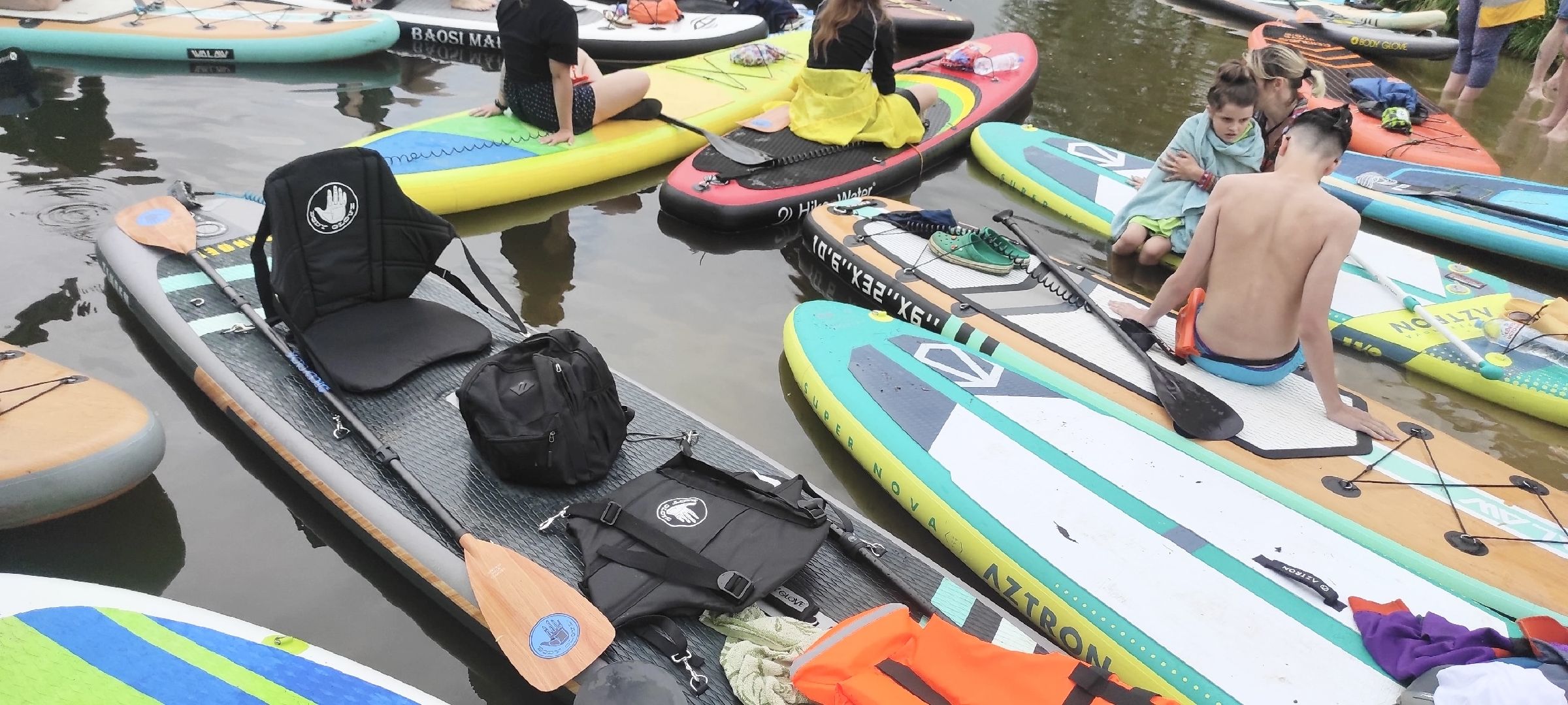 Домодедово, сплав, сапборд, река Пахра, экскурсия