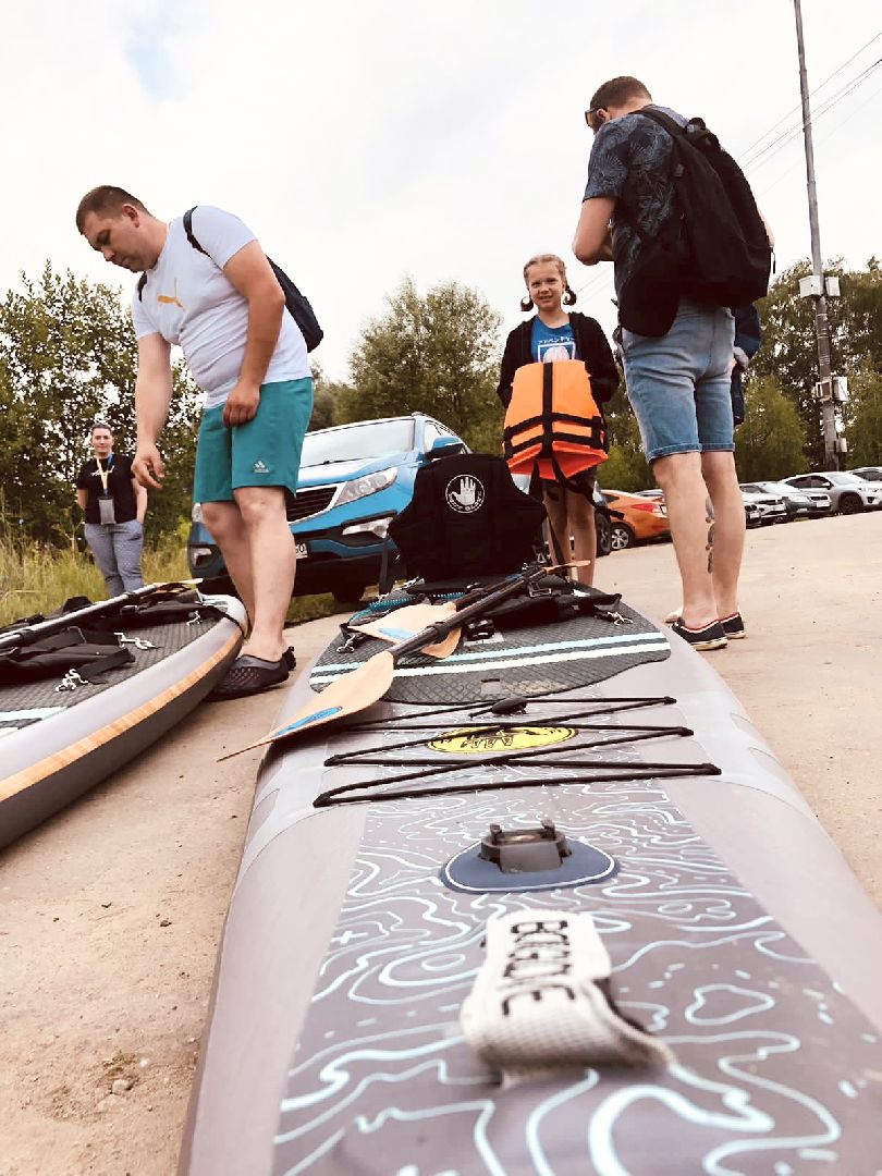 Домодедово, сплав, сапборд, река Пахра, экскурсия