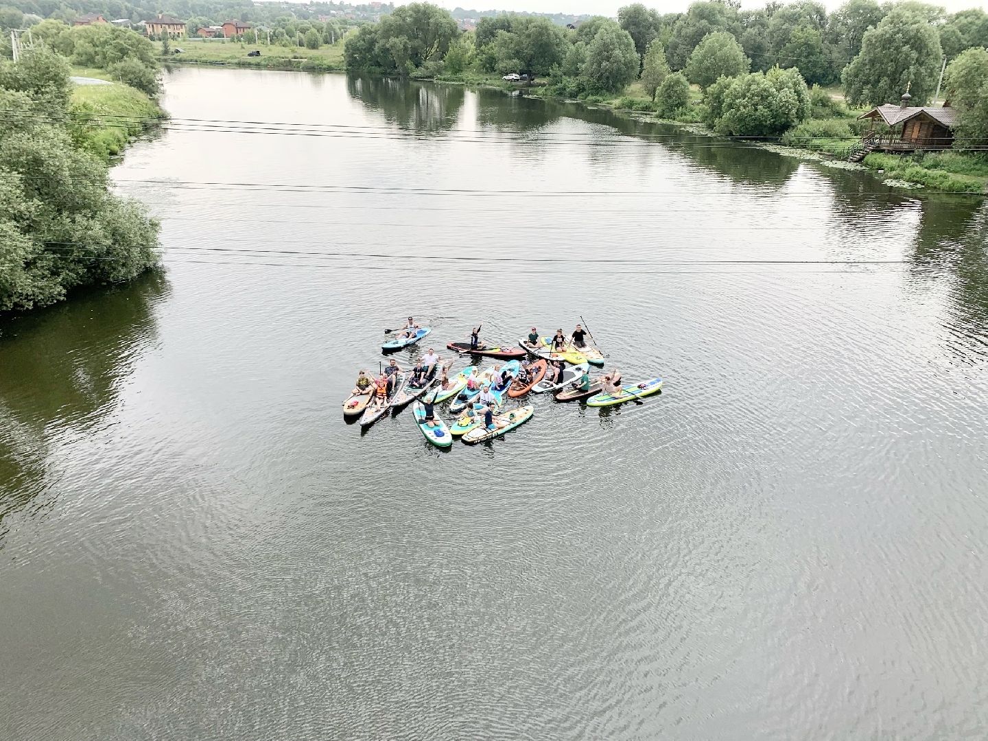 Домодедово, сплав, сапборд, река Пахра, экскурсия