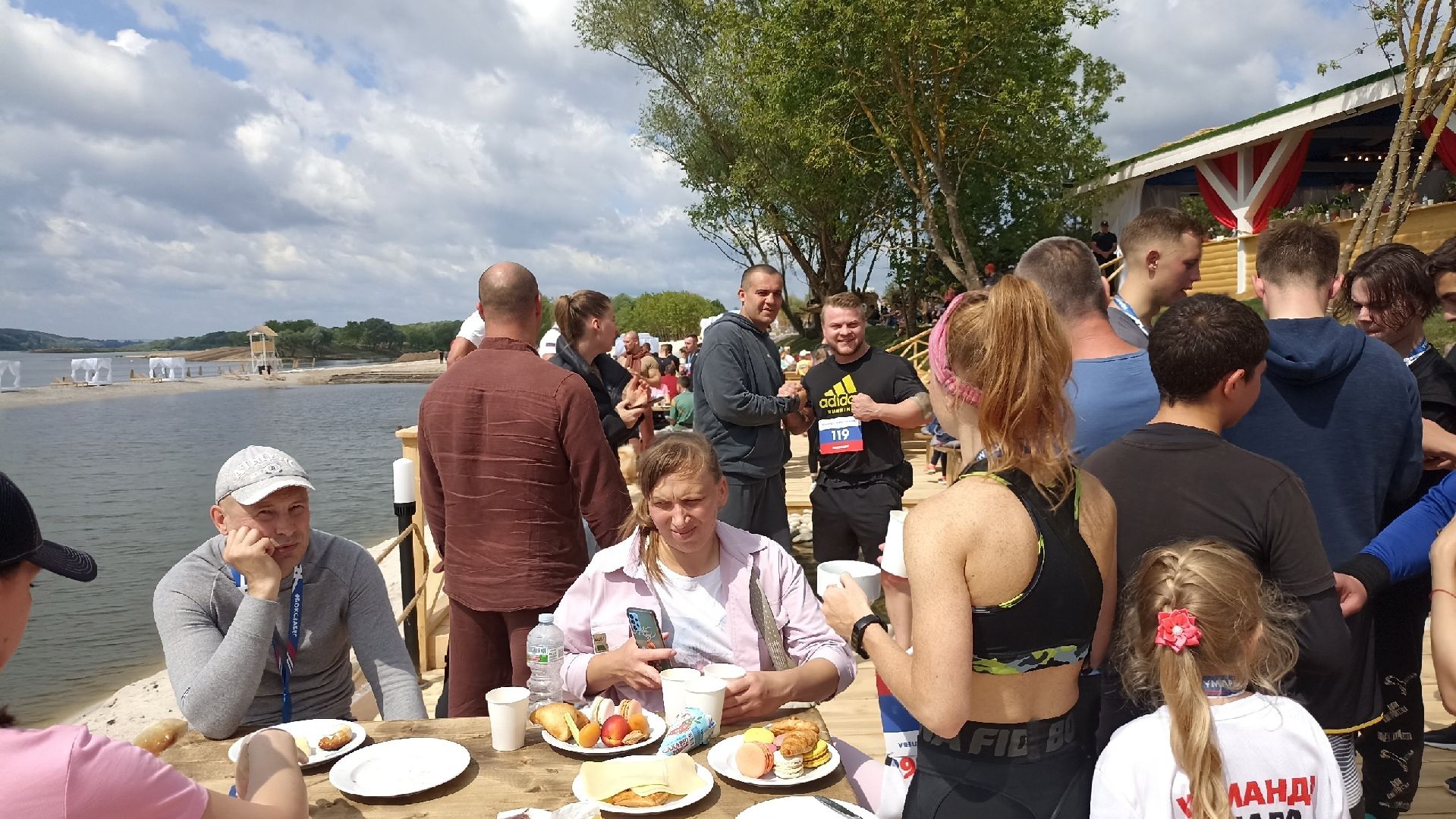 Серпухов, Подмосковье, Бокс забег, спорт, новый пляж на Оке