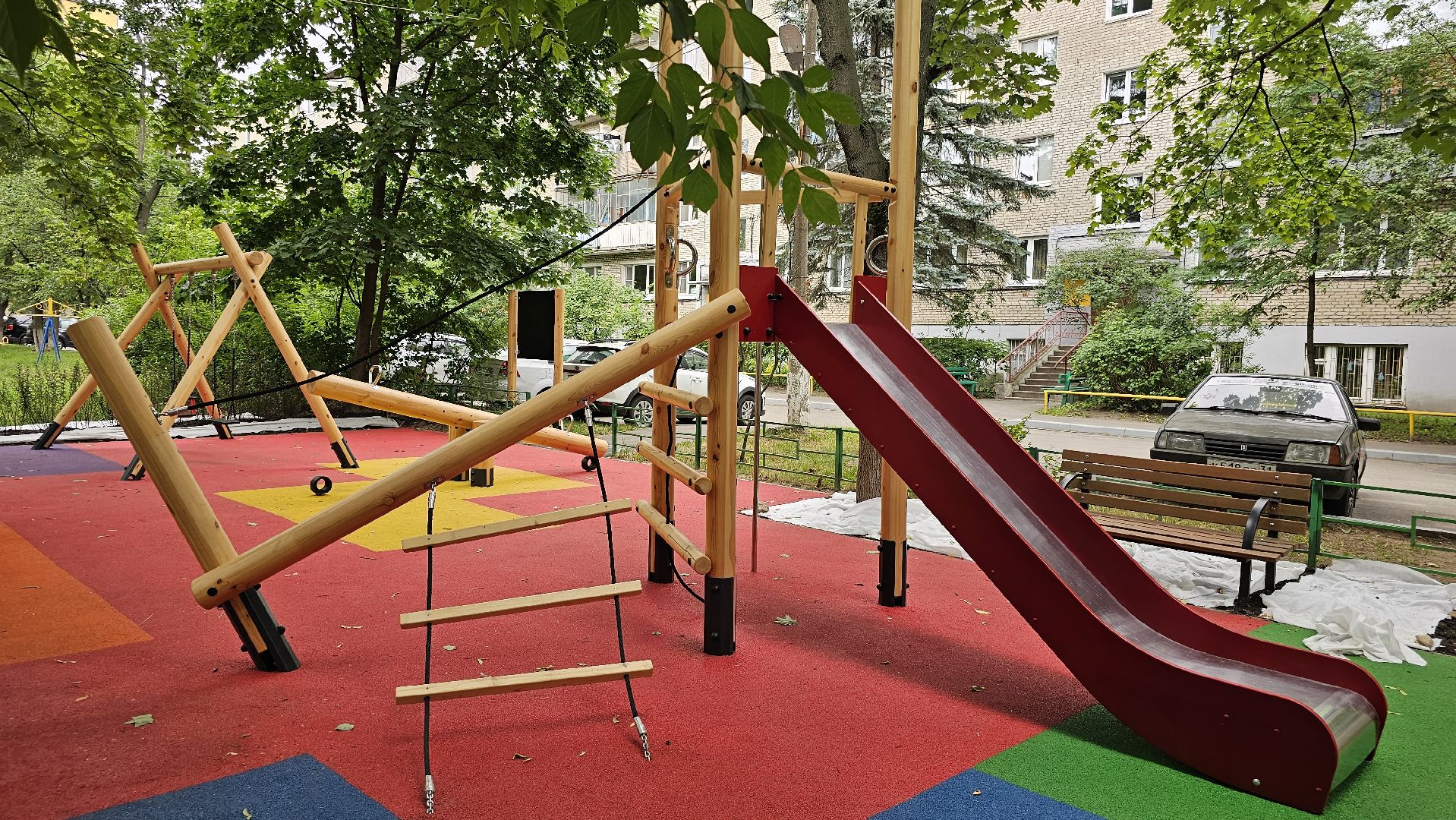 благоустройство, детская площадка, Котельники