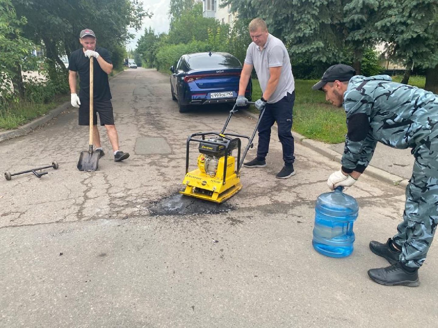 жкх; дороги; ремонт; ямочный ремонт; горки ленинские