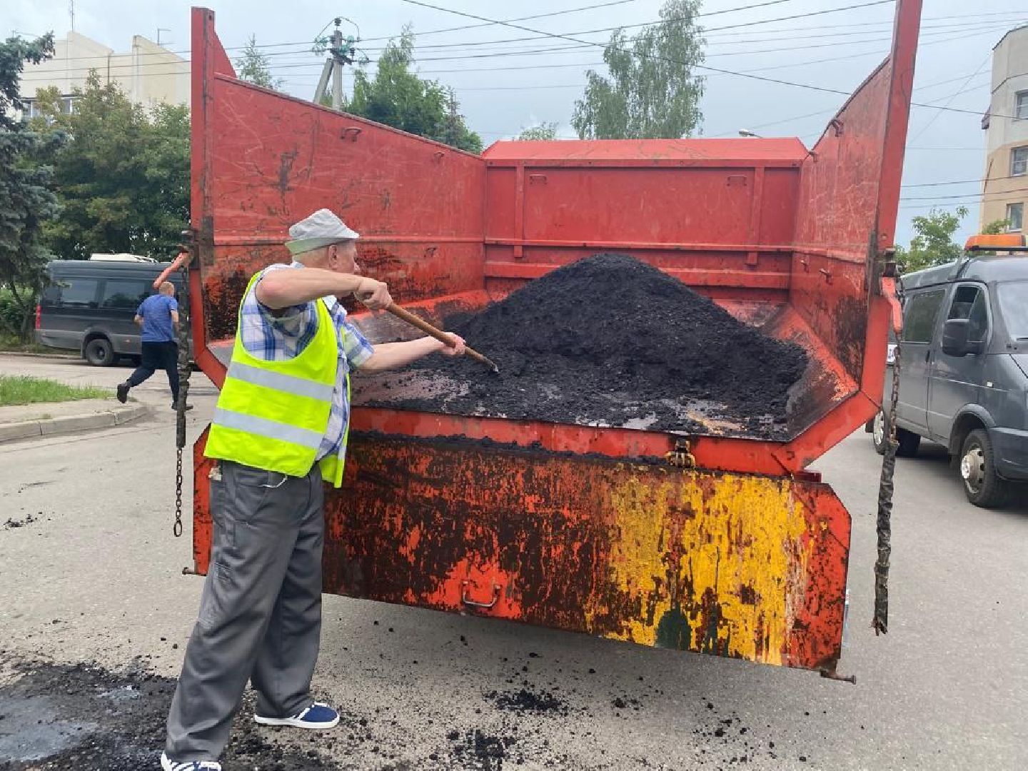 жкх; дороги; ремонт; ямочный ремонт; горки ленинские