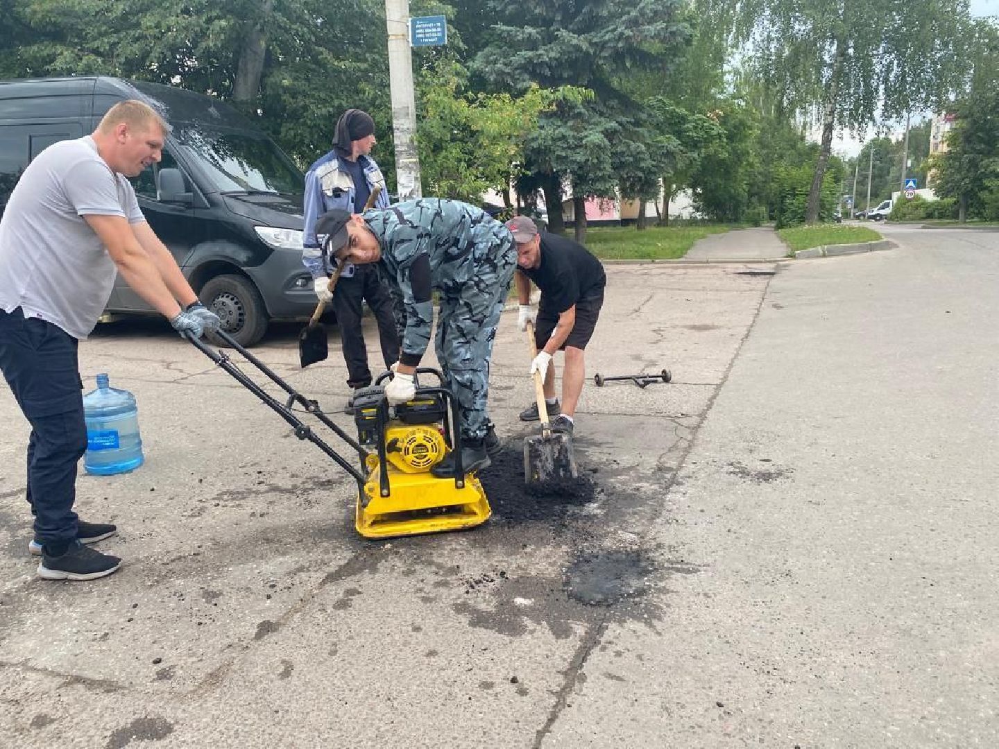 жкх; дороги; ремонт; ямочный ремонт; горки ленинские