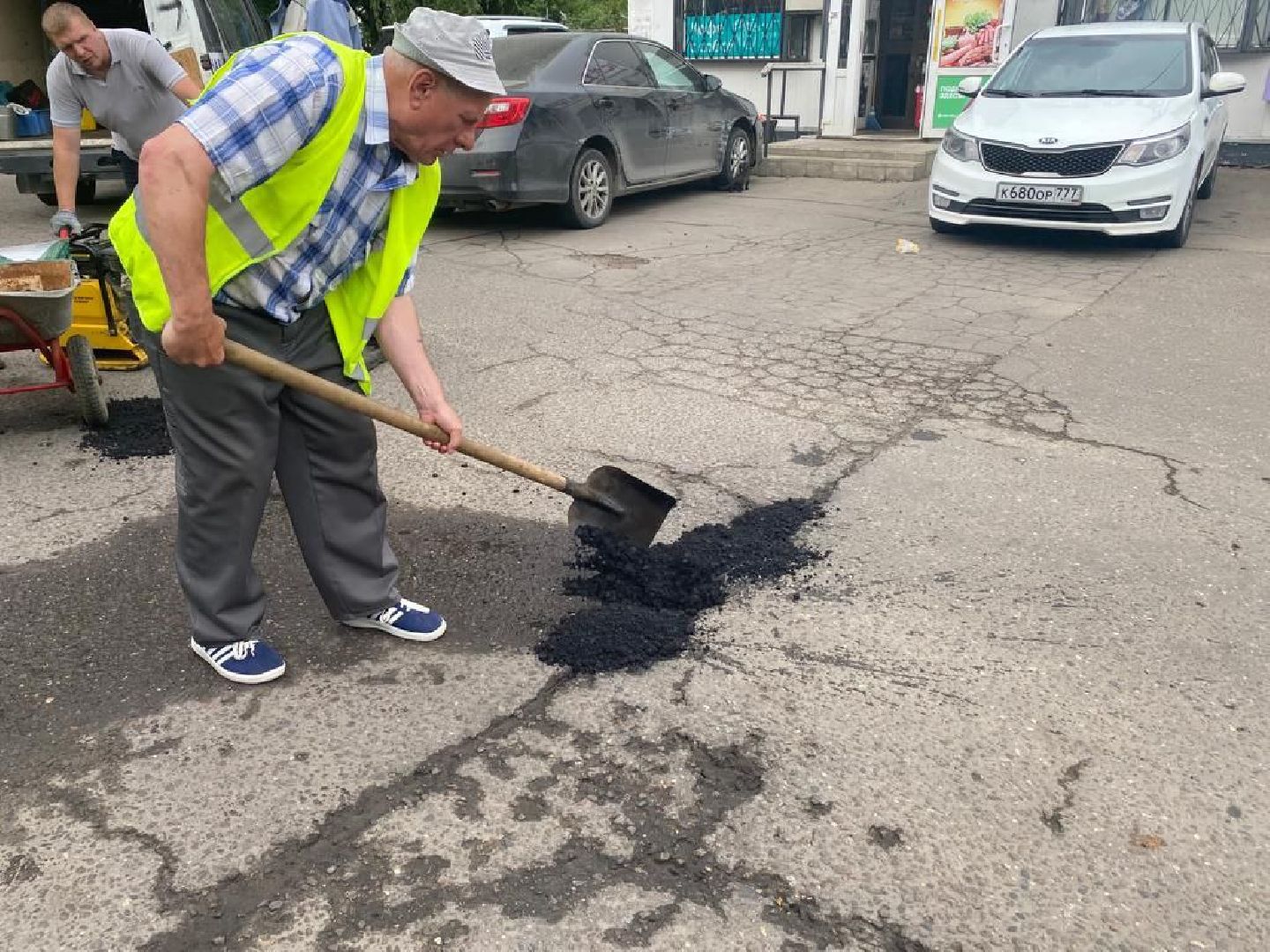 жкх; дороги; ремонт; ямочный ремонт; горки ленинские