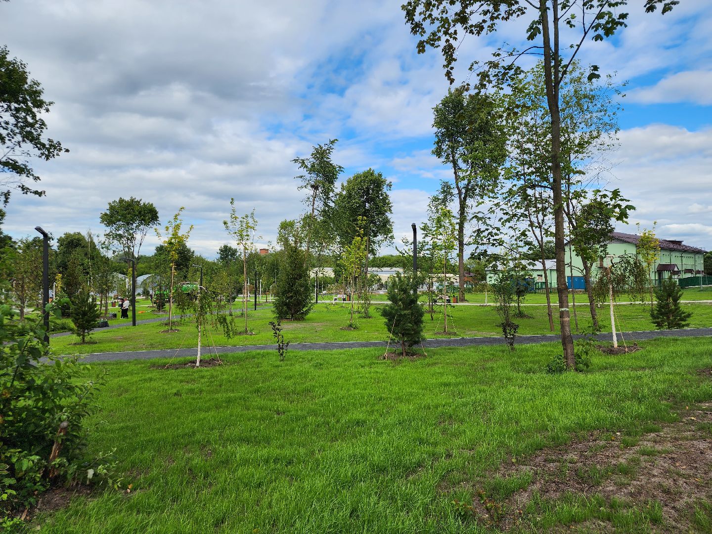 Павловский Посад, городской округ Павловский Посад, строительство, благоустройство, парк, Дубрава, сквер, люди
