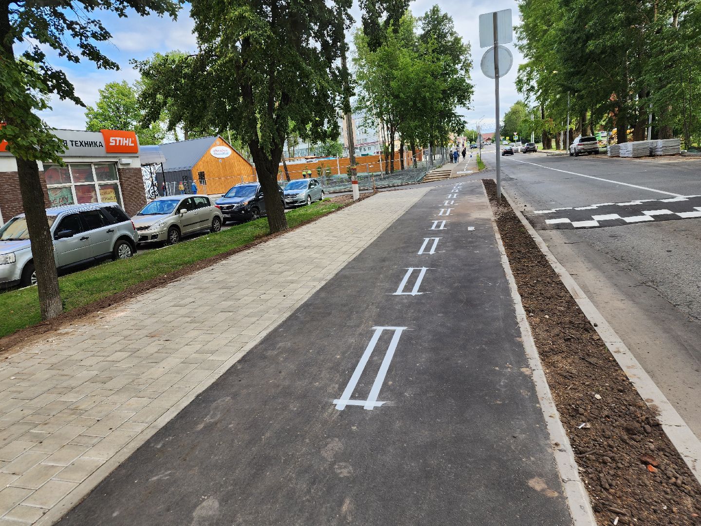 Павловский Посад, городской округ Павловский Посад, строительство, благоустройство, парк, Дубрава, сквер, люди