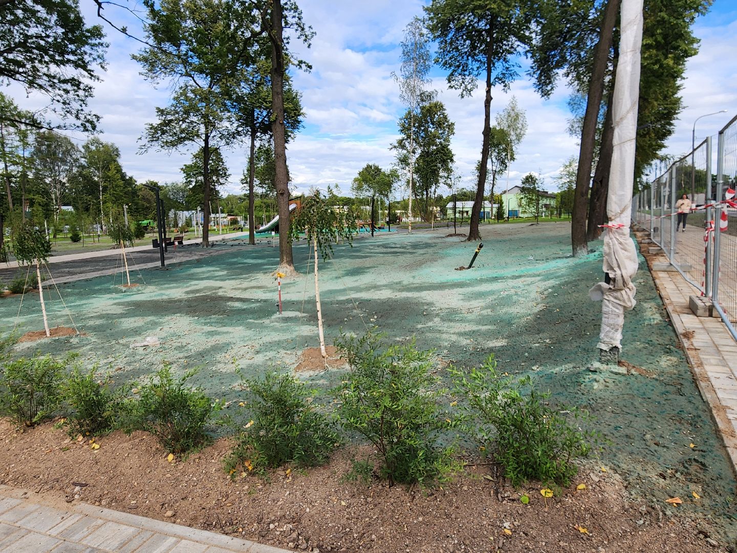 Павловский Посад, городской округ Павловский Посад, строительство, благоустройство, парк, Дубрава, сквер, люди