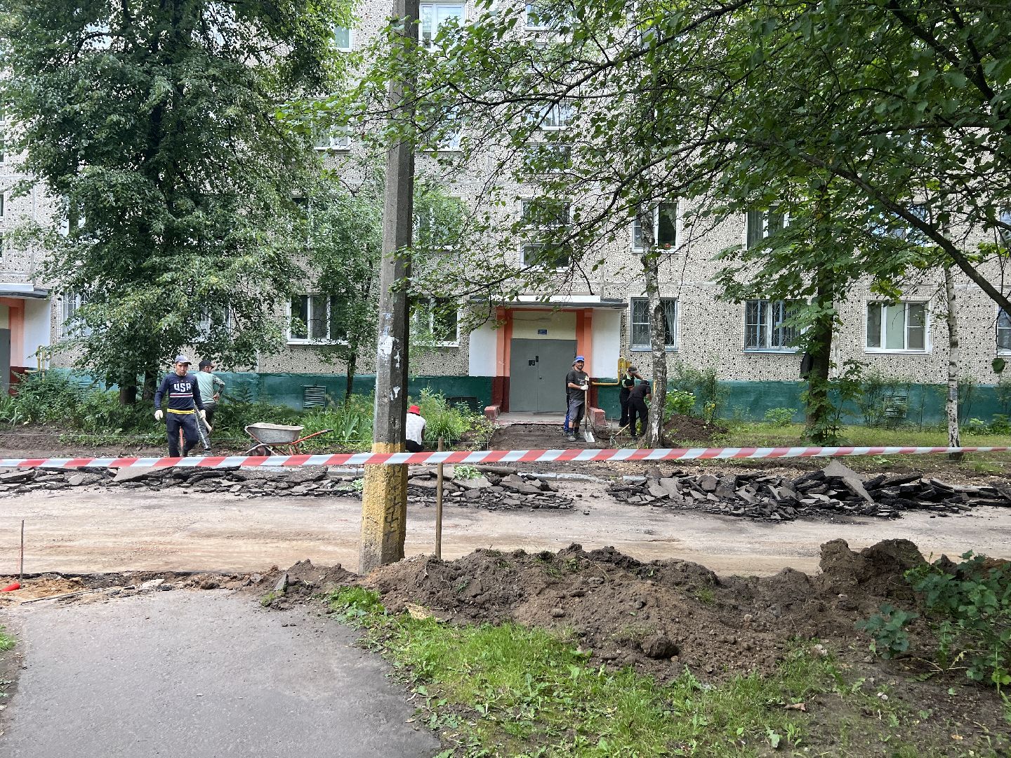 Химки, ремонт дороги, ОГХ, благоустройство