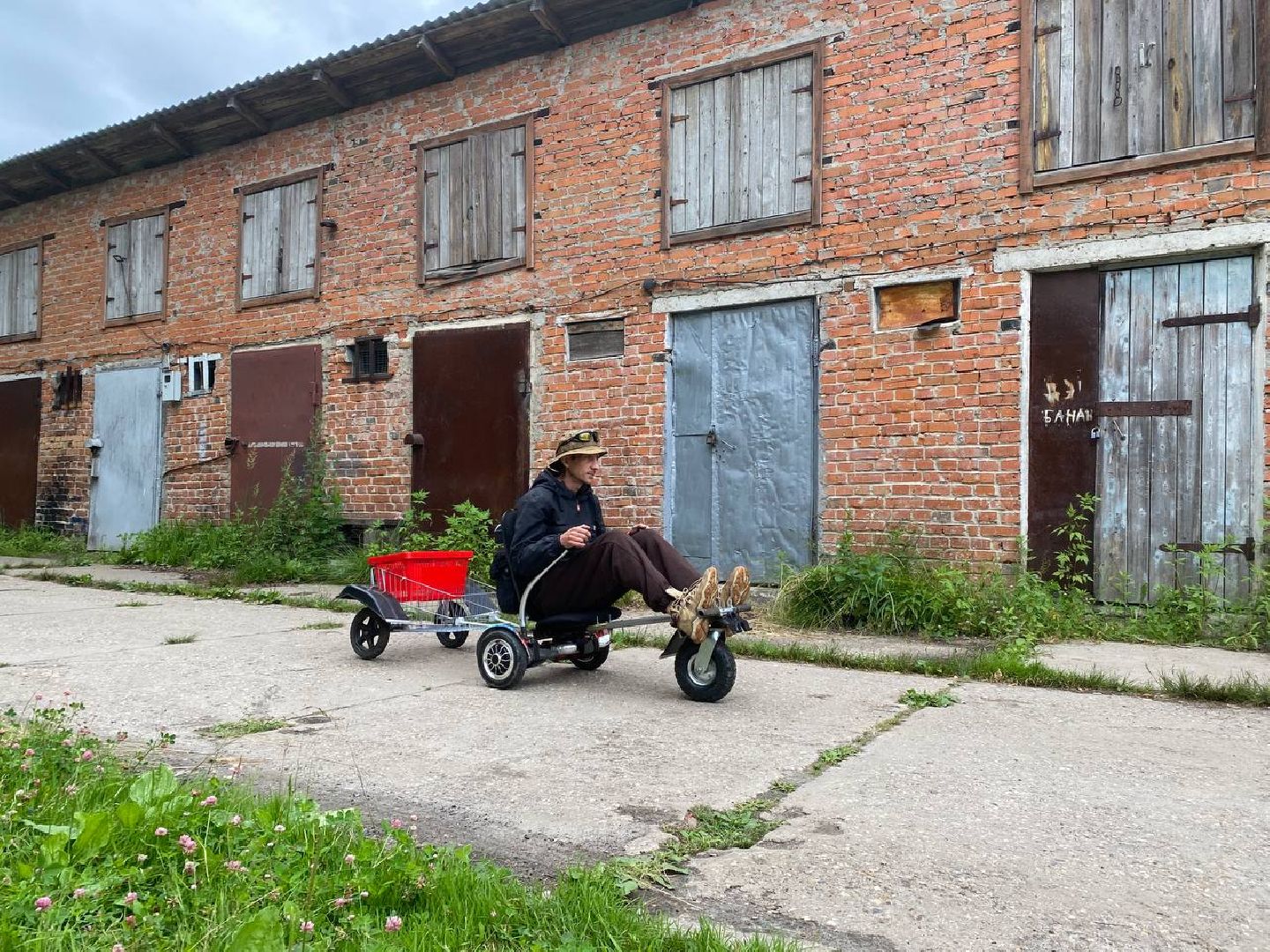 Чехов, сельский умелец, изобретатель, эко-транспорт, пенсионеры, дети