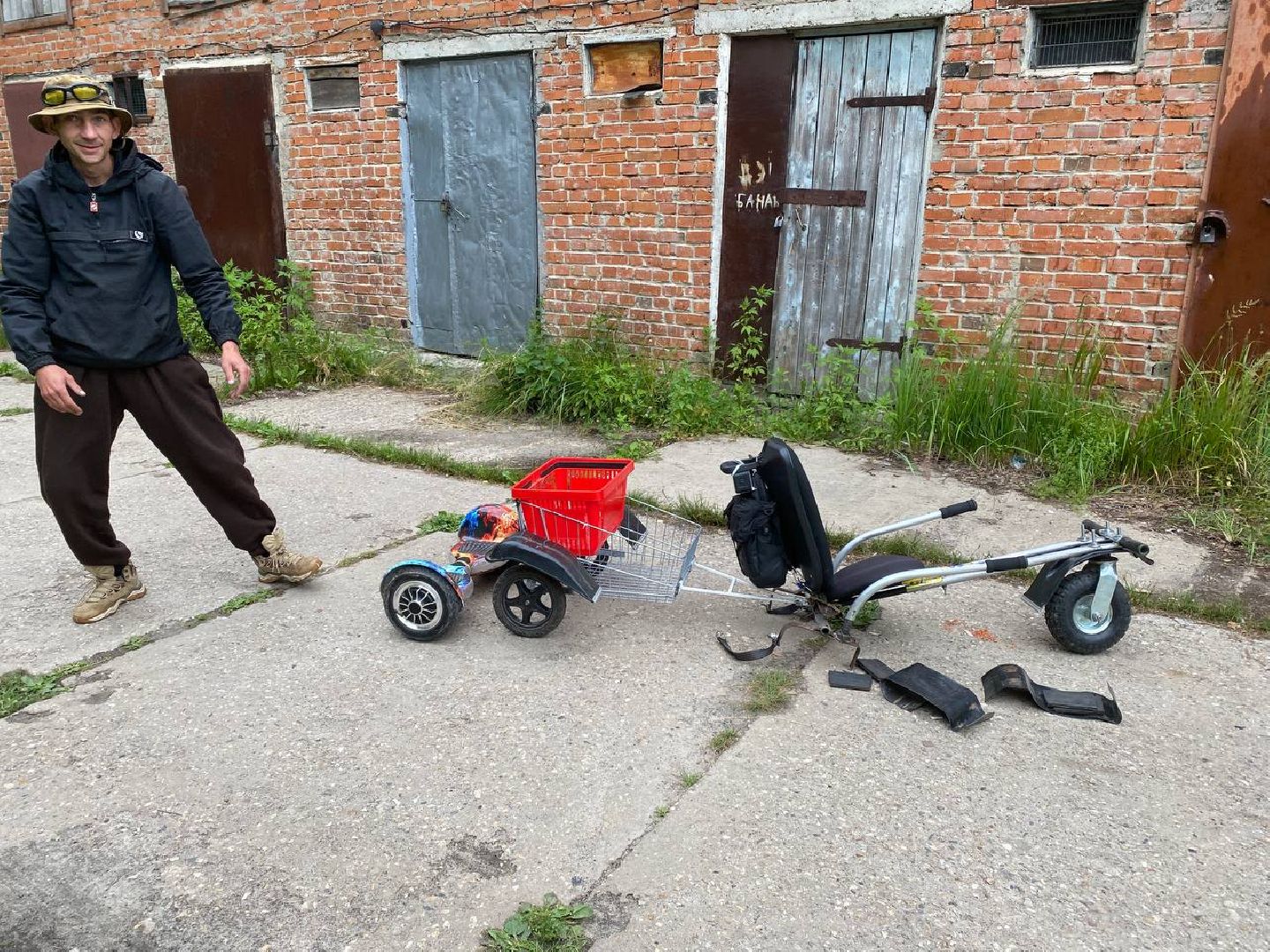 Чехов, сельский умелец, изобретатель, эко-транспорт, пенсионеры, дети