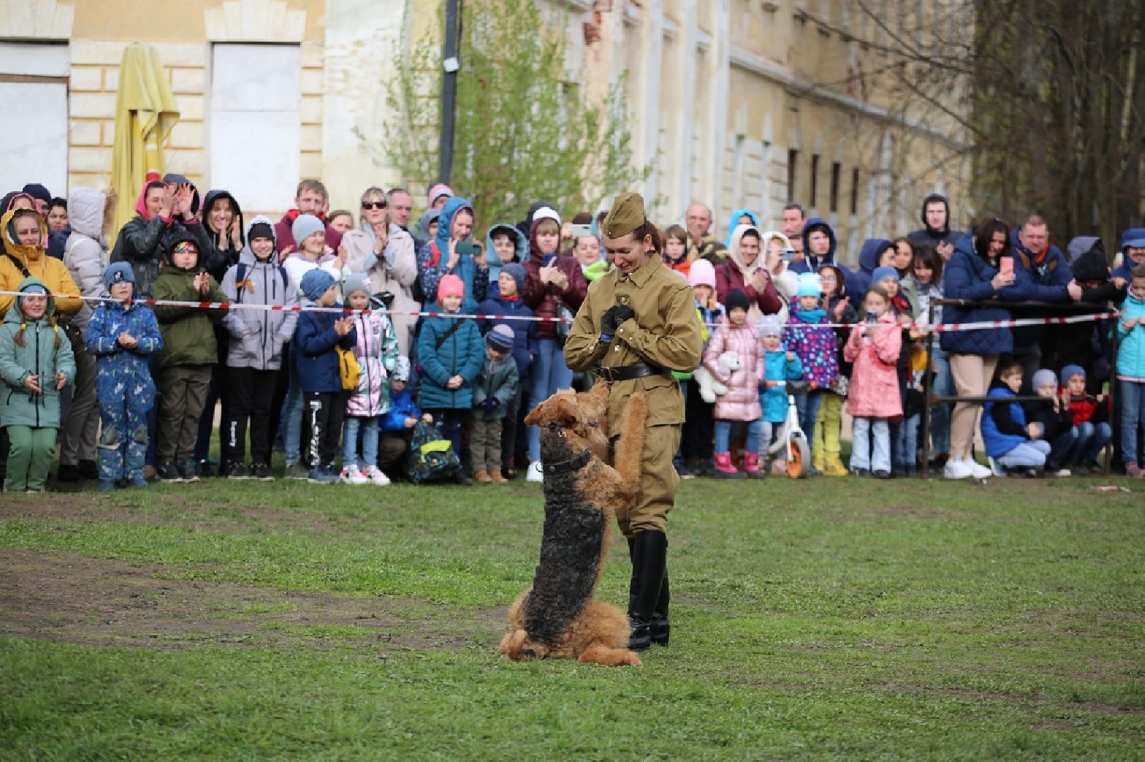 Долгопрудный, фестиваль, кинологи, фронтовая собака, Росгвардия