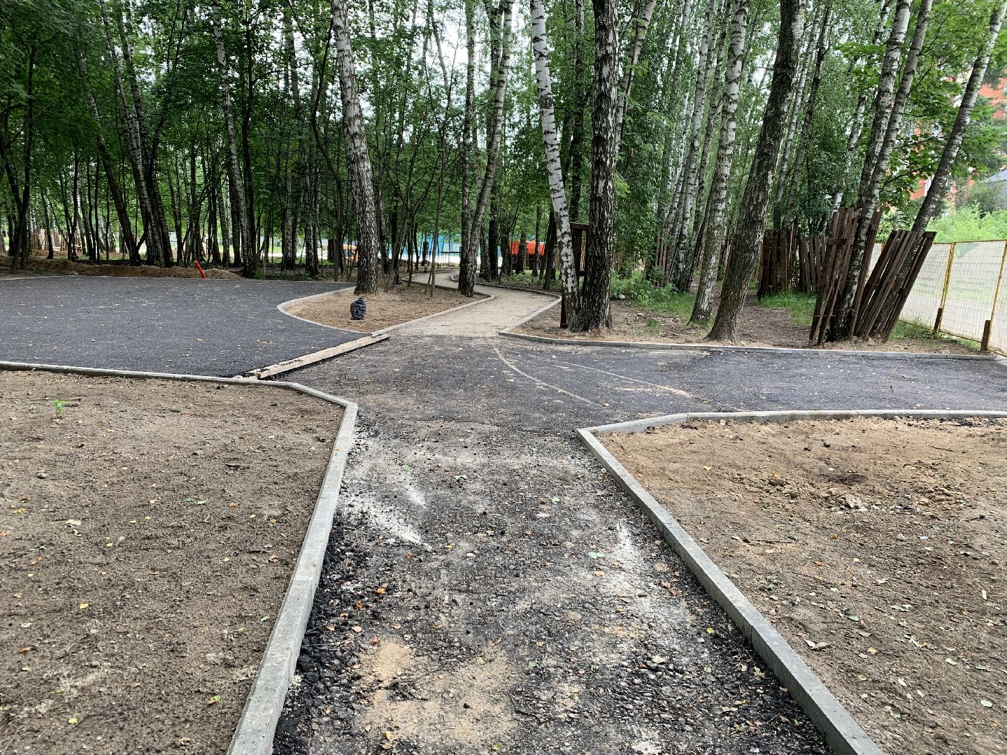 Балашиха, Подмосковье, благоустройство, скверы, берёзовая роща