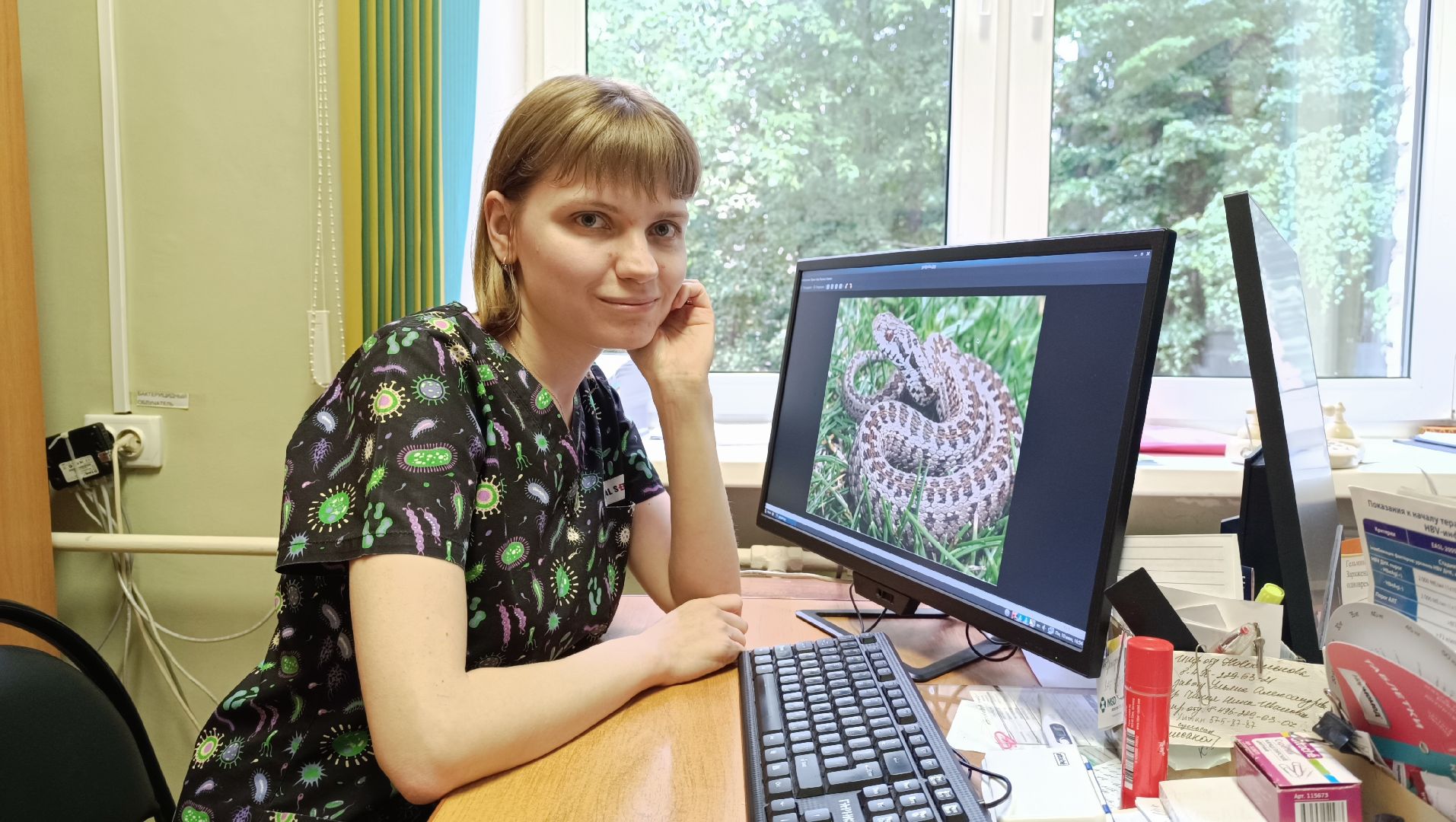 Лобня, медицина, змея