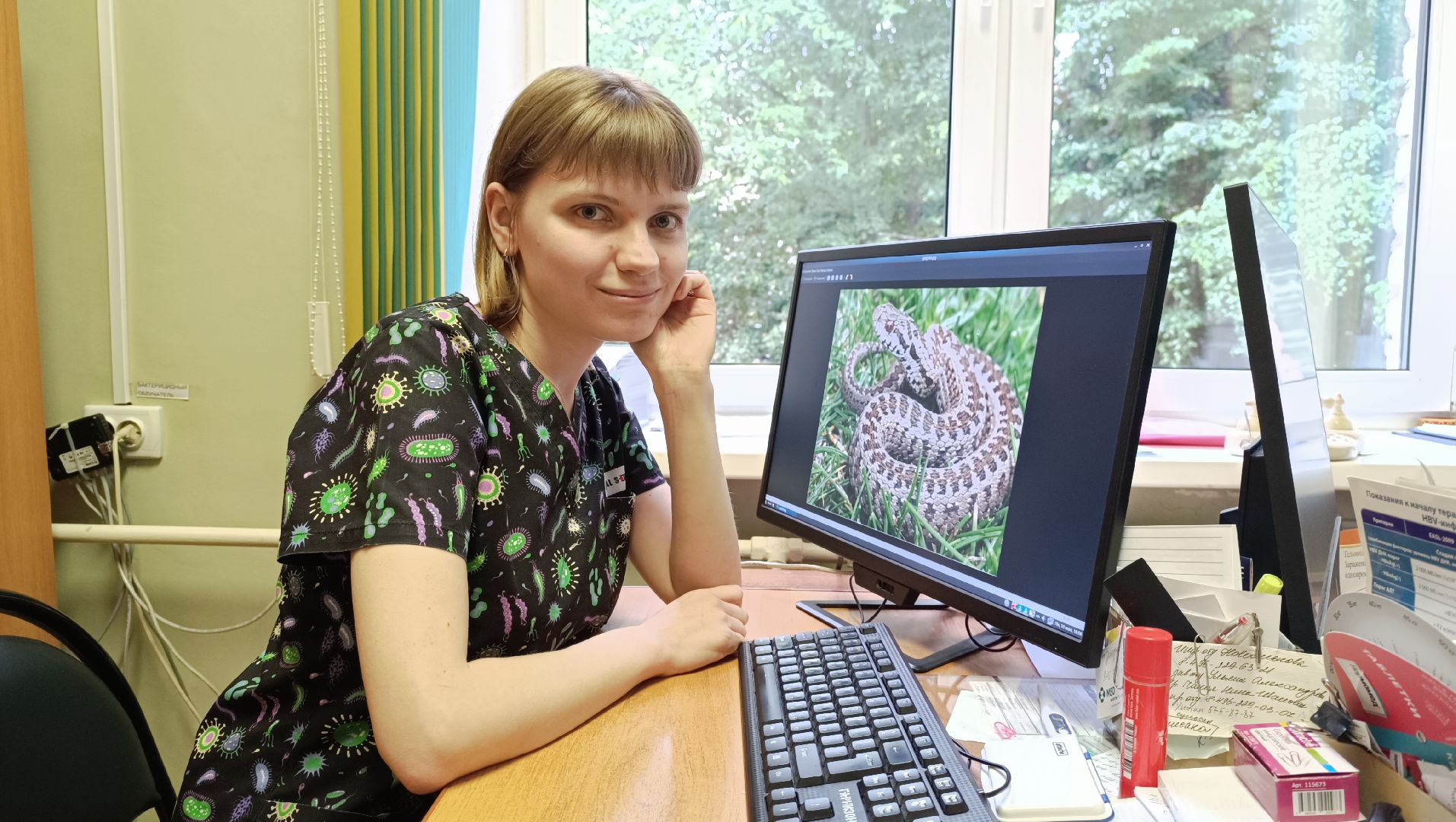 Лобня, медицина, змея