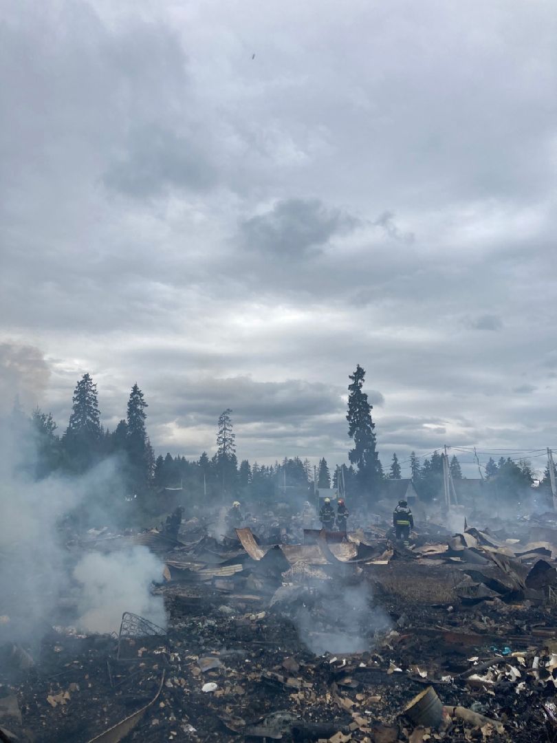 Солнечногорск, пожар, Кривцово, МЧС, ЧП