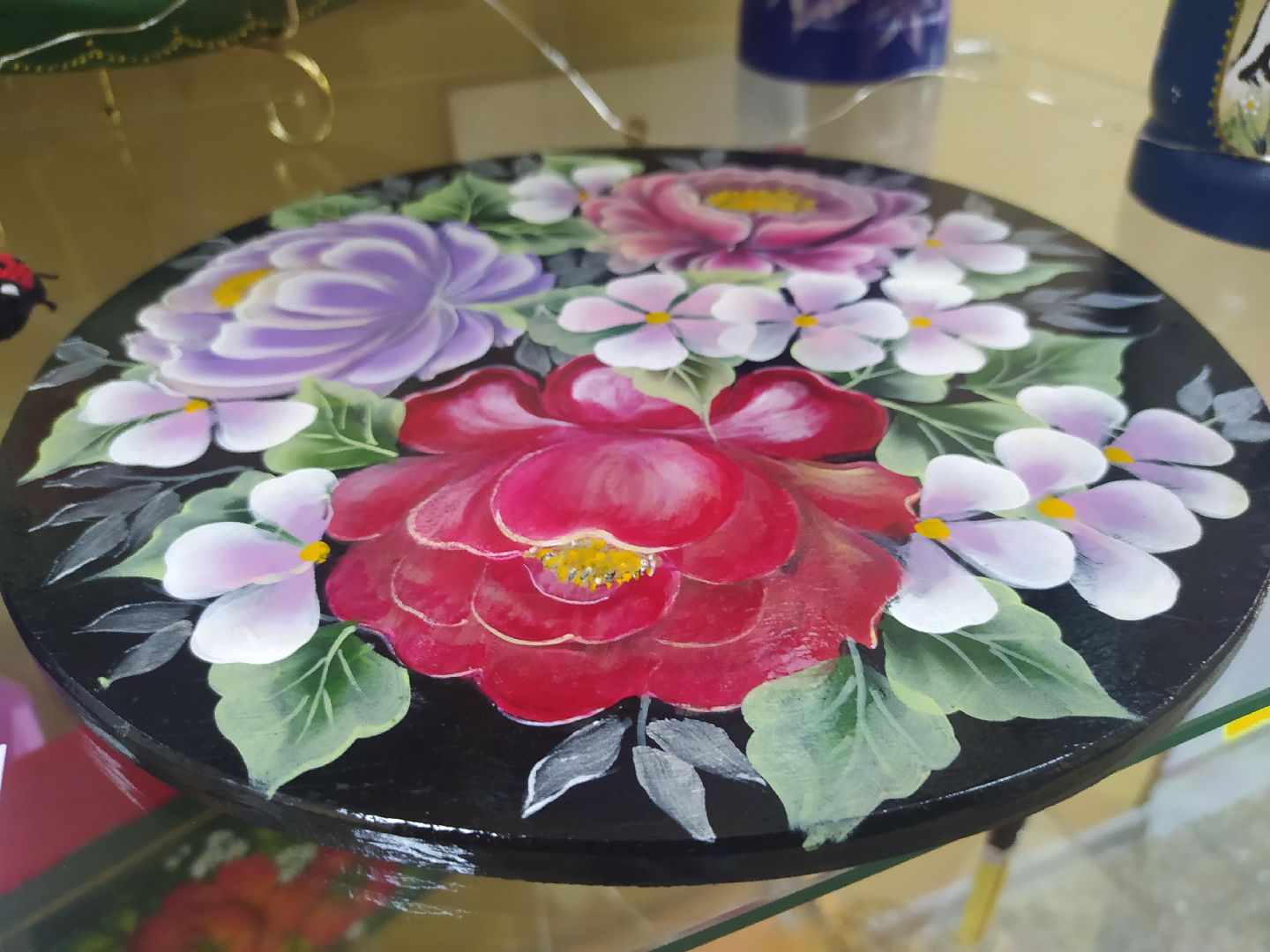 Дедовск, библиотека, выставка, роспись