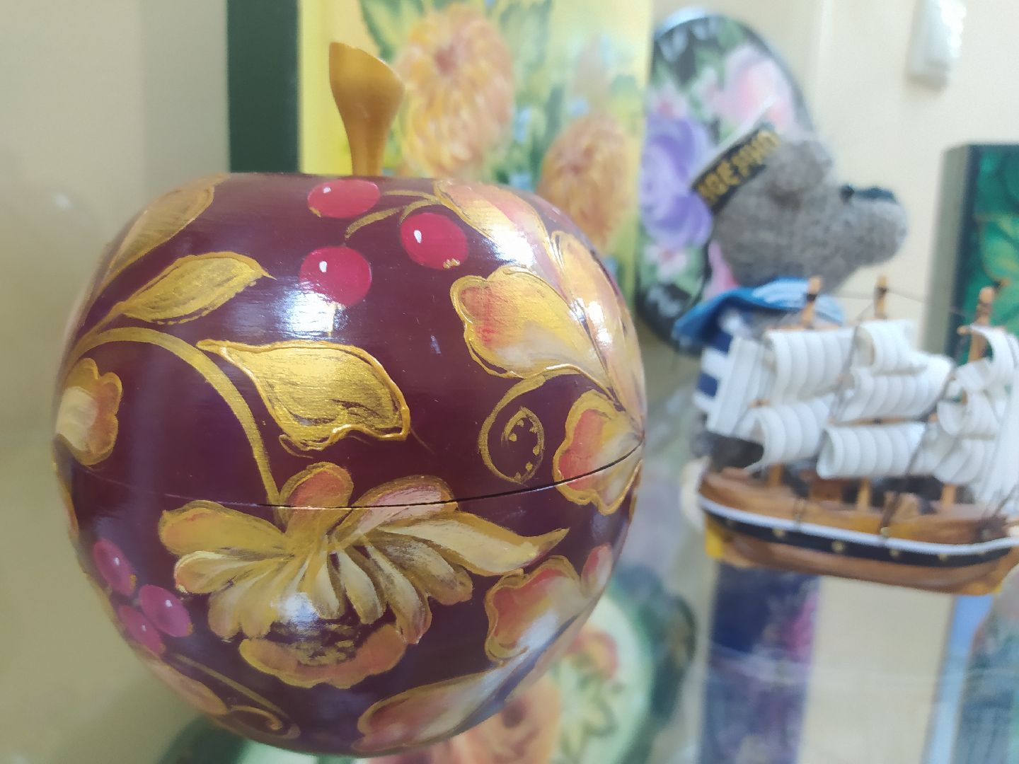 Дедовск, библиотека, выставка, роспись