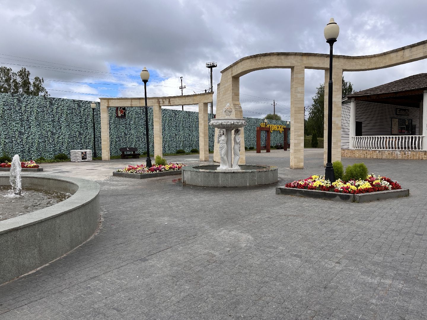 Шаховская, цветы, клумбы, посадка