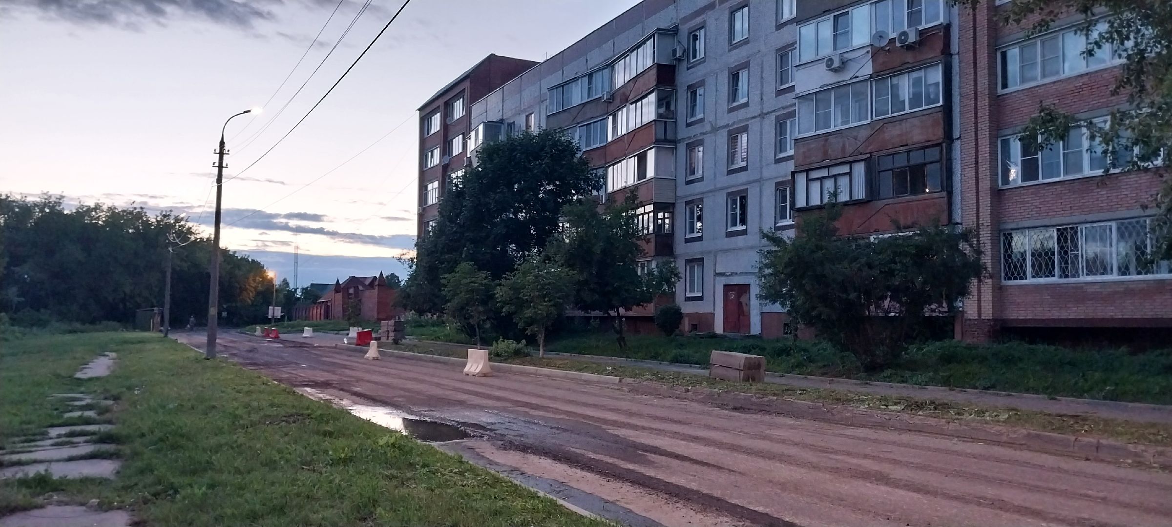 Коломна, дороги, новый асфальт