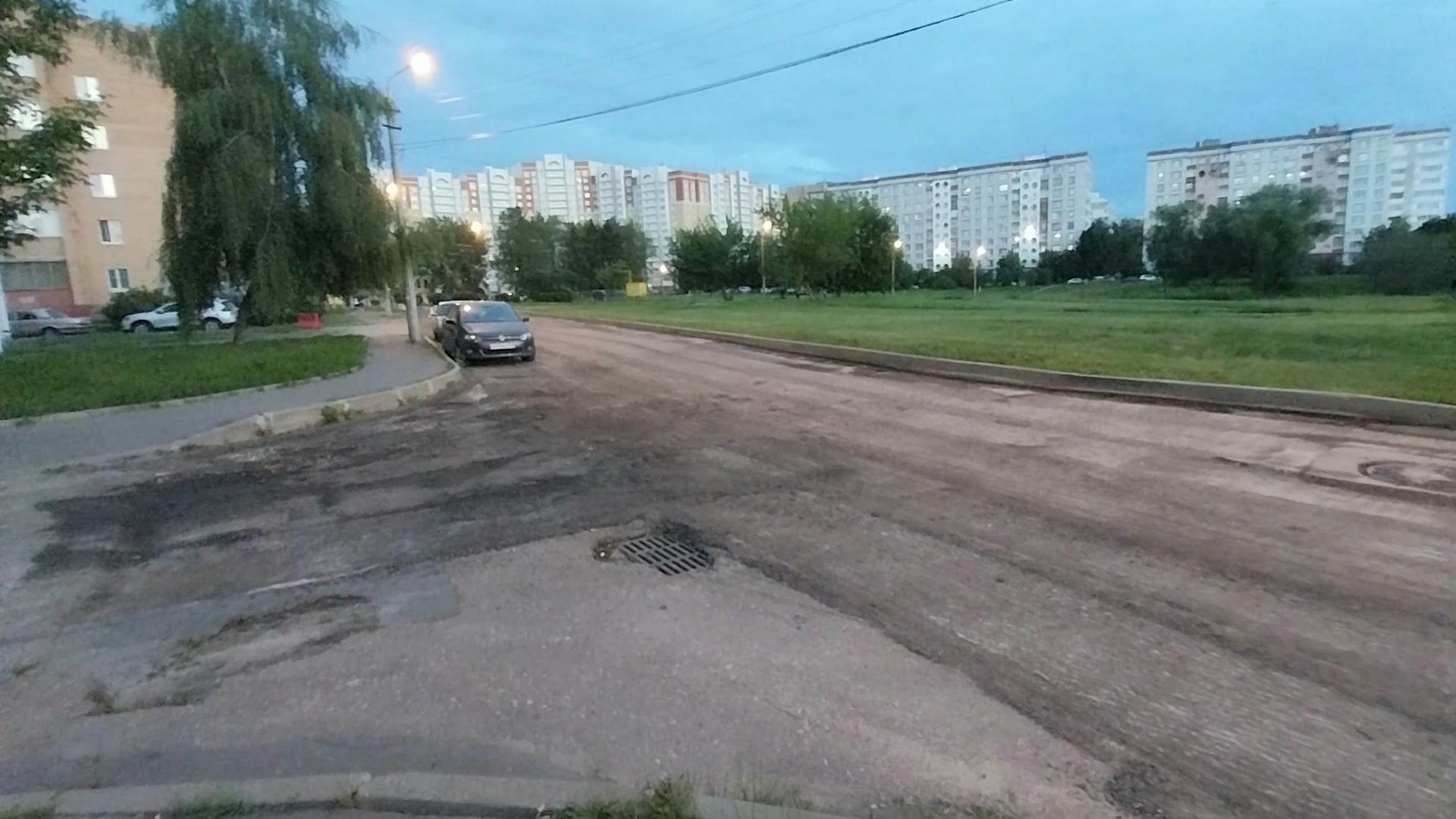 Коломна, дороги, новый асфальт