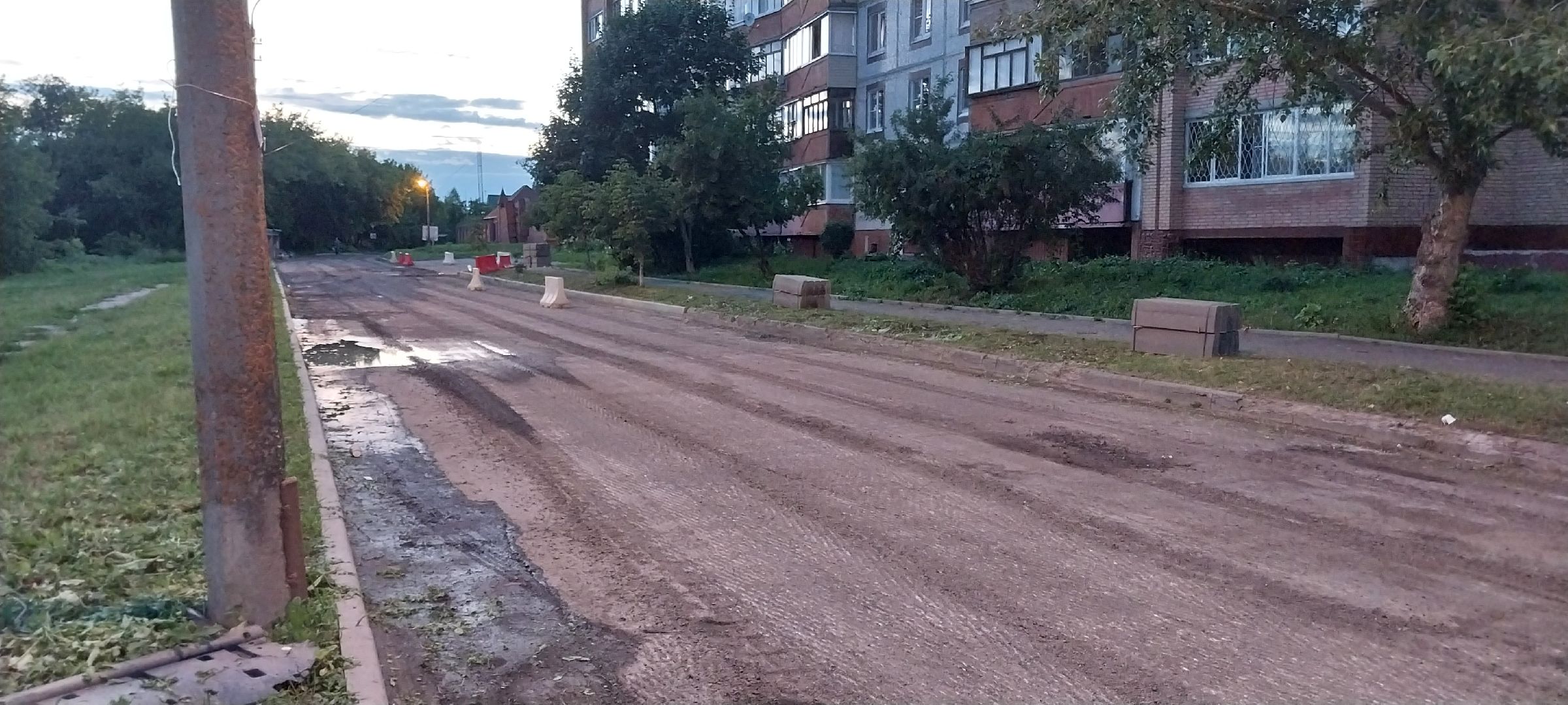 Коломна, дороги, новый асфальт