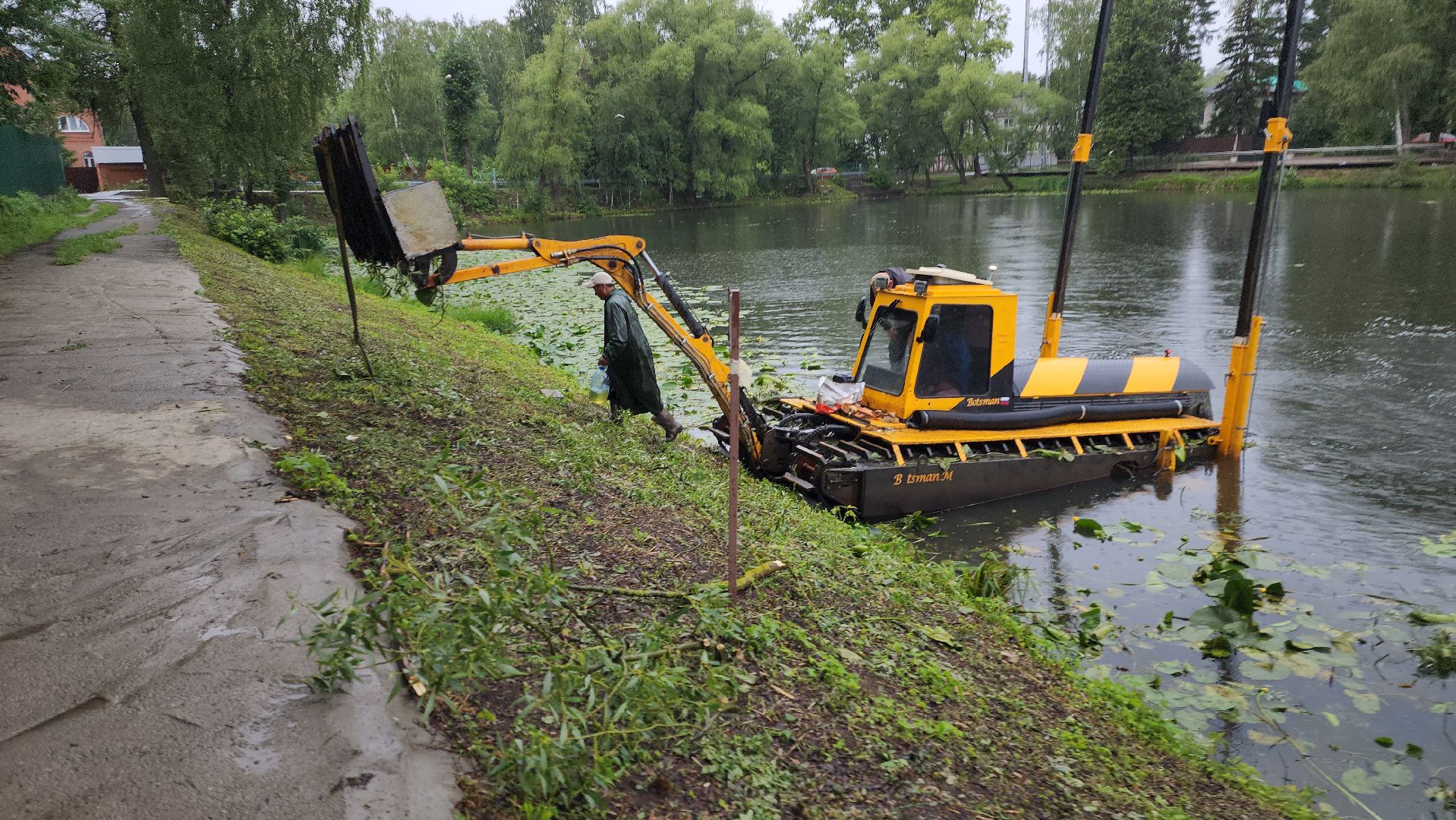 Немчиновка, пруд, Минэкологии, администрация, очистка, одинцово,
