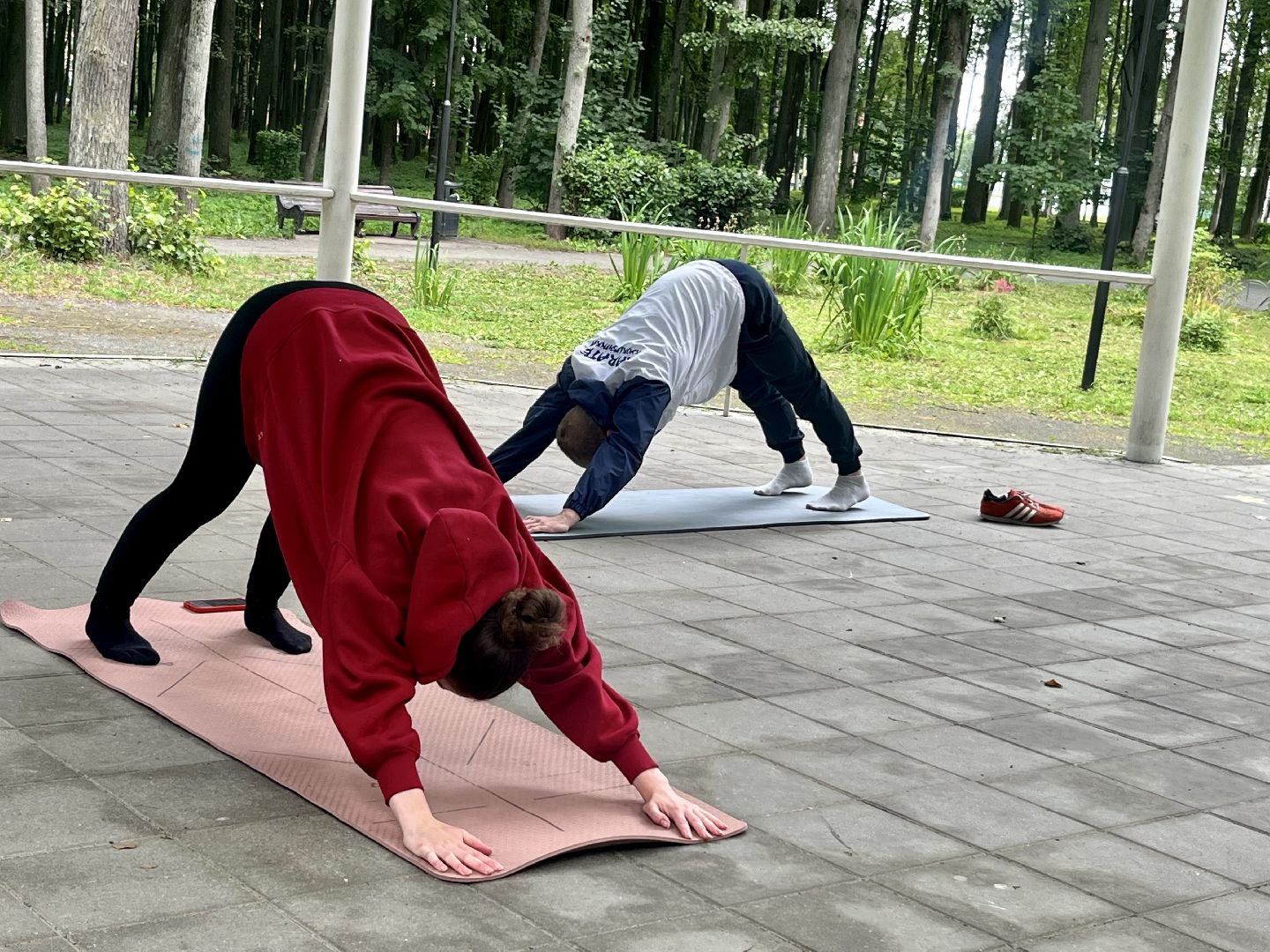Наро-Фоминск, центральный парк, лето в Подмосковье, ЗОЖ, йога, гвоздестояние