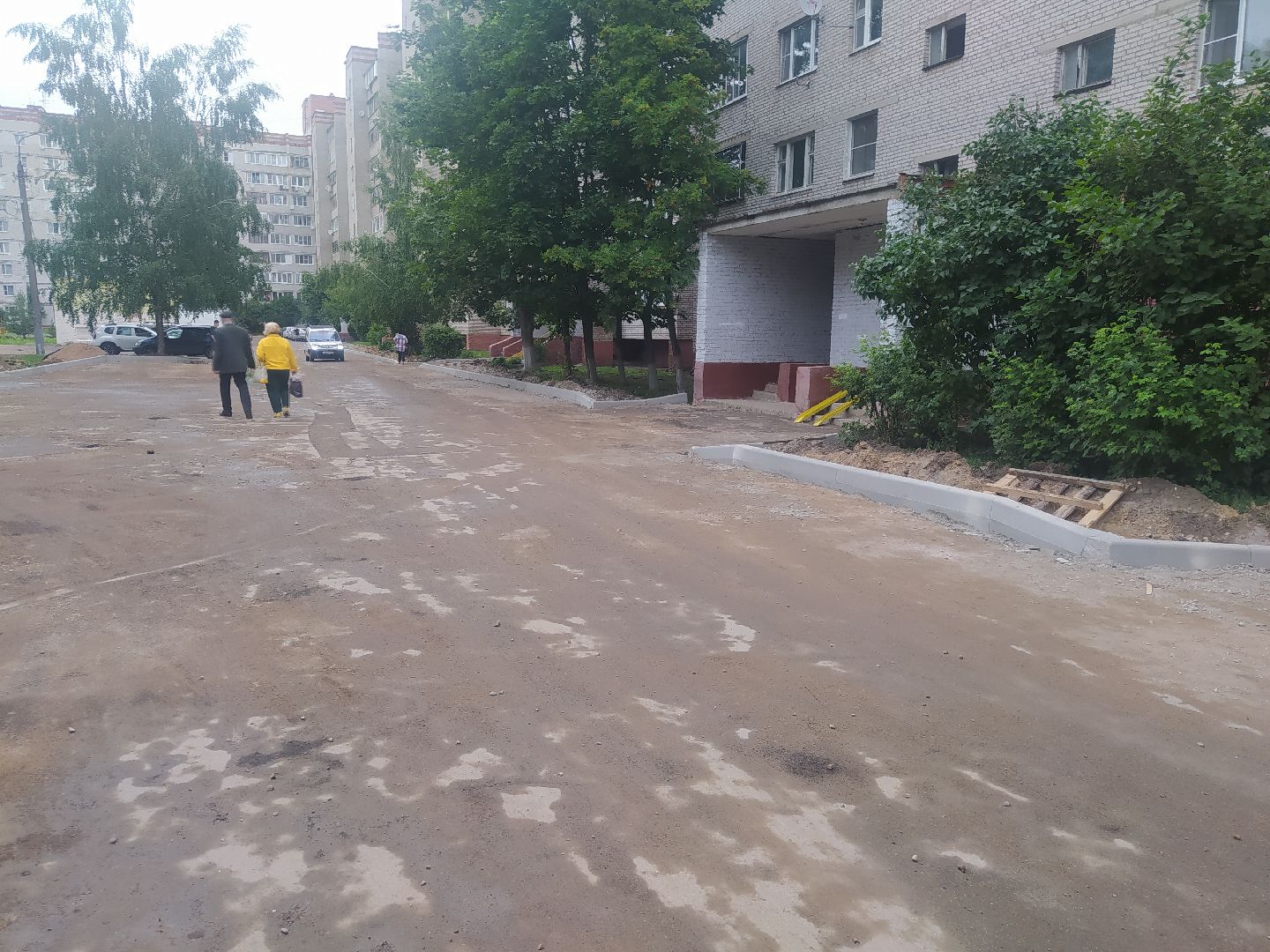 Благоустройство, асфальт, перемены, Дедовск