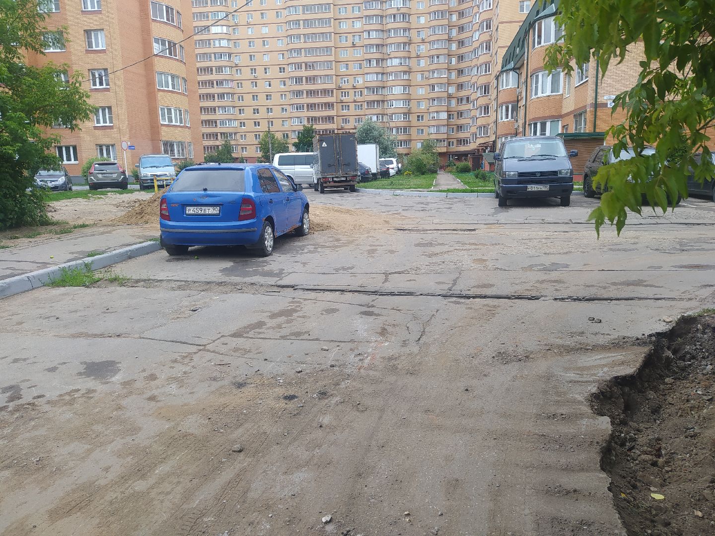 Благоустройство, асфальт, перемены, Дедовск