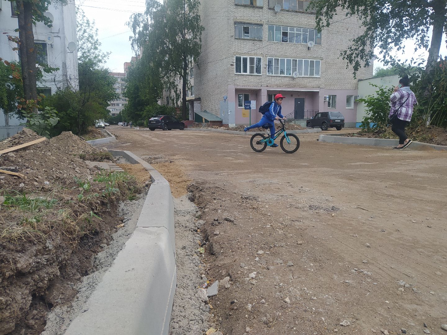 Благоустройство, асфальт, перемены, Дедовск