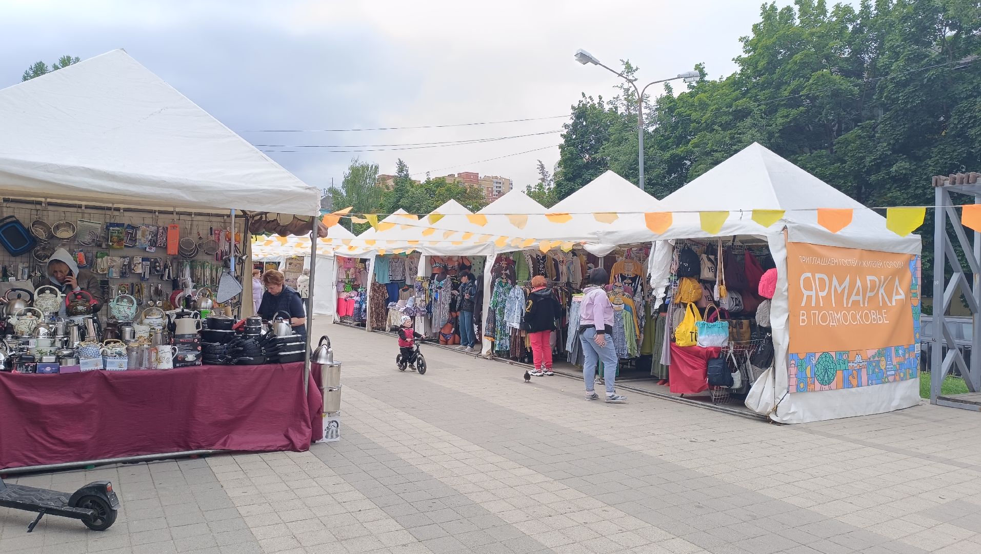 Лобня, ярмарка, покупки