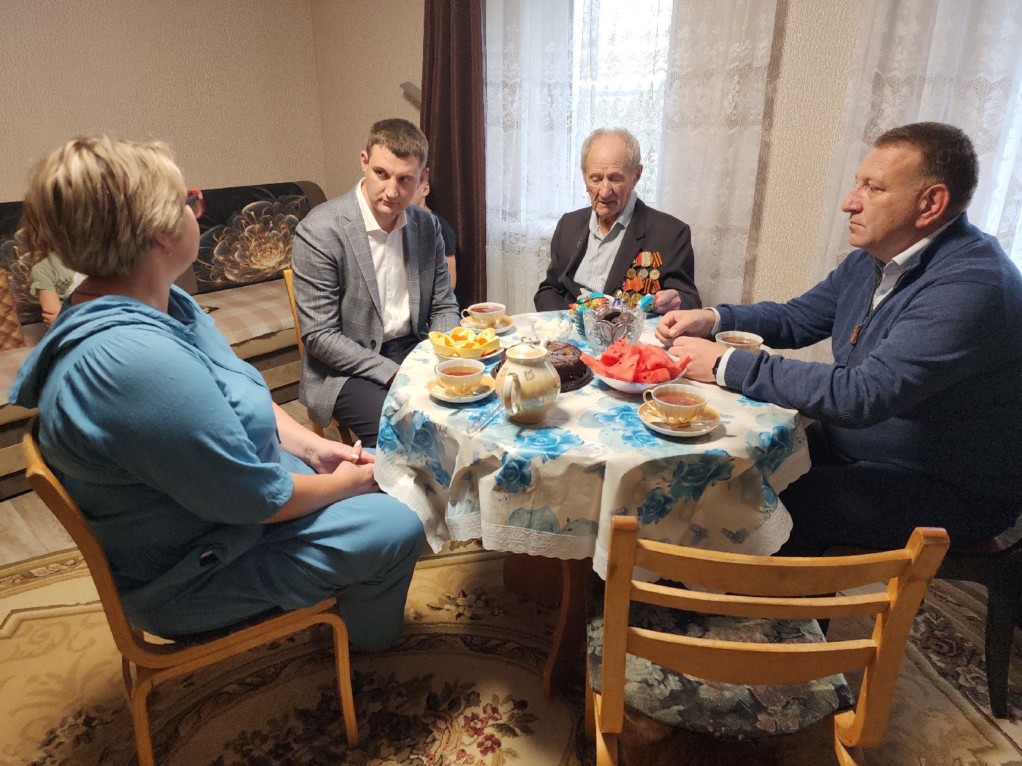 Павловский посад, городской округ Павловский Посад, люди, ветеран, поздравление, день рождения