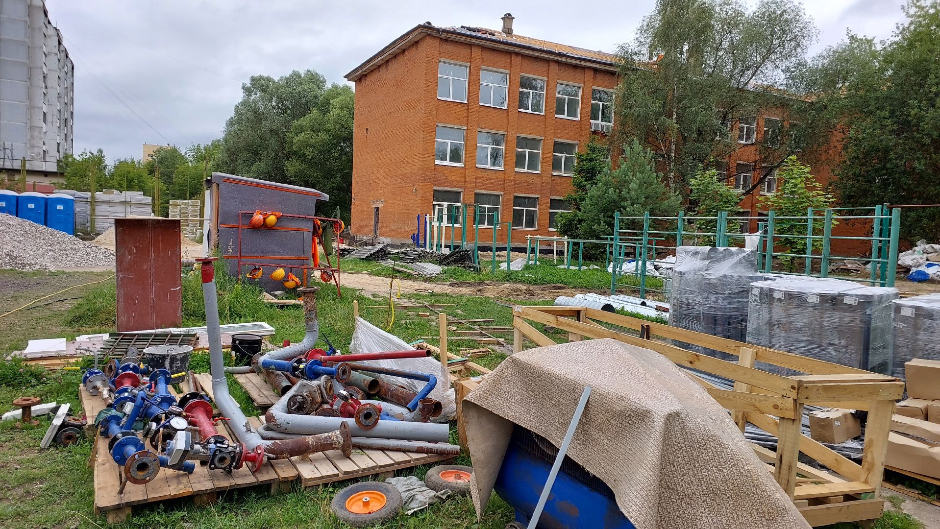 строительство, образование, школа, ремонт, благоустройство, серпухов,