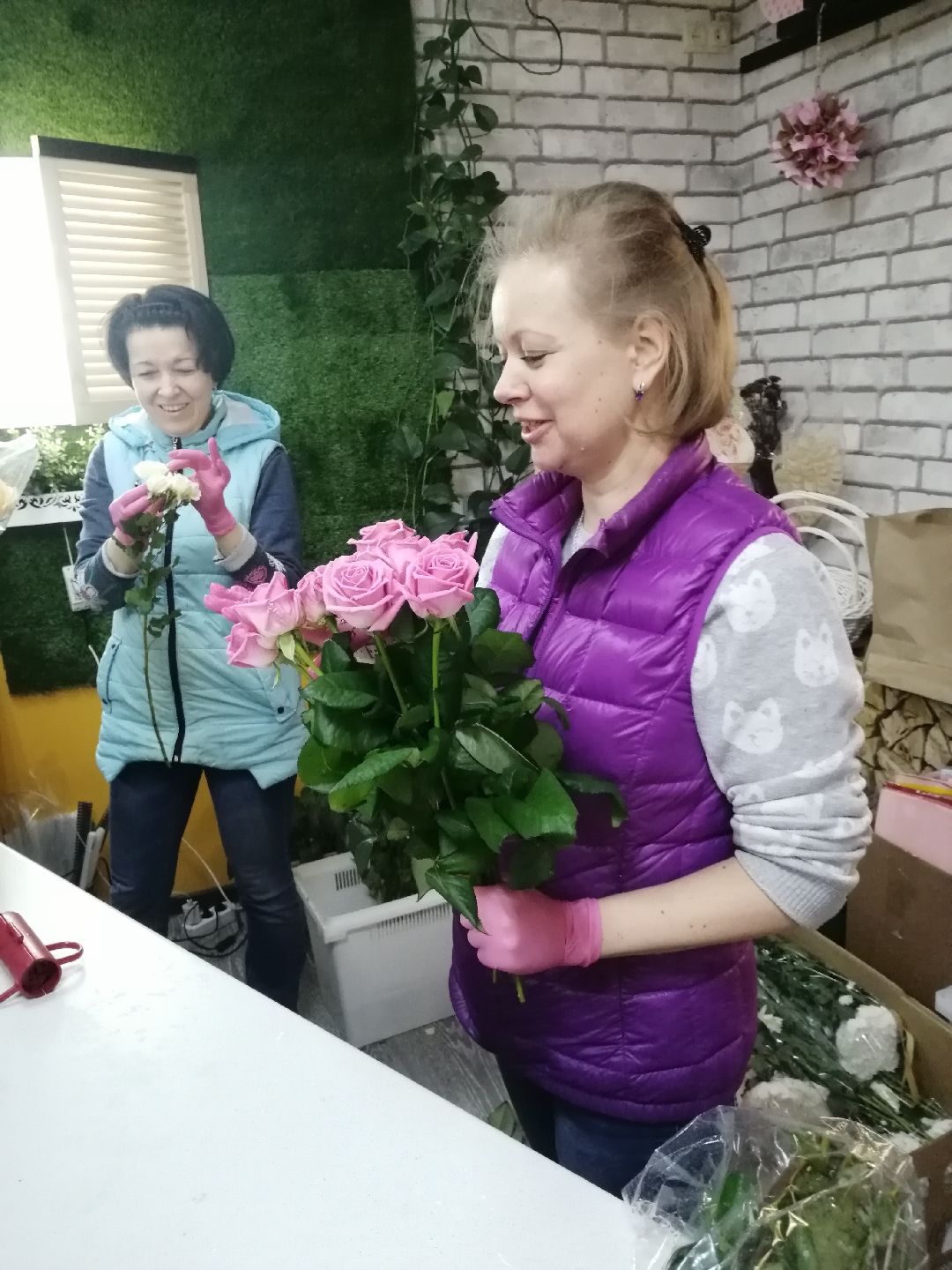 цветы, Протвино, 8 Марта