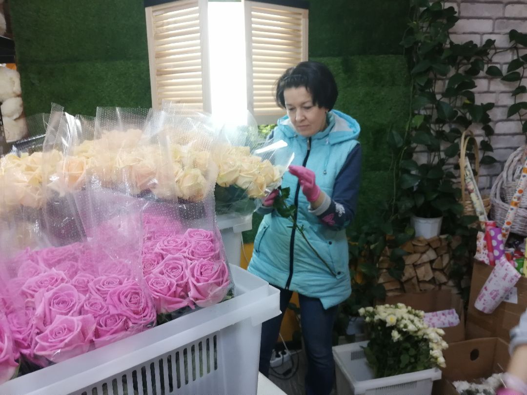 цветы, Протвино, 8 Марта