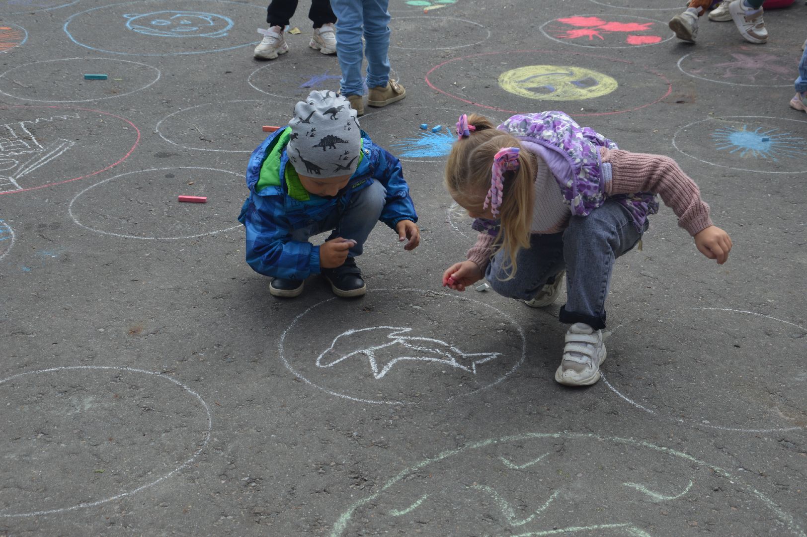 Шатура, Керва, Рисовали на асфальте, #ДК