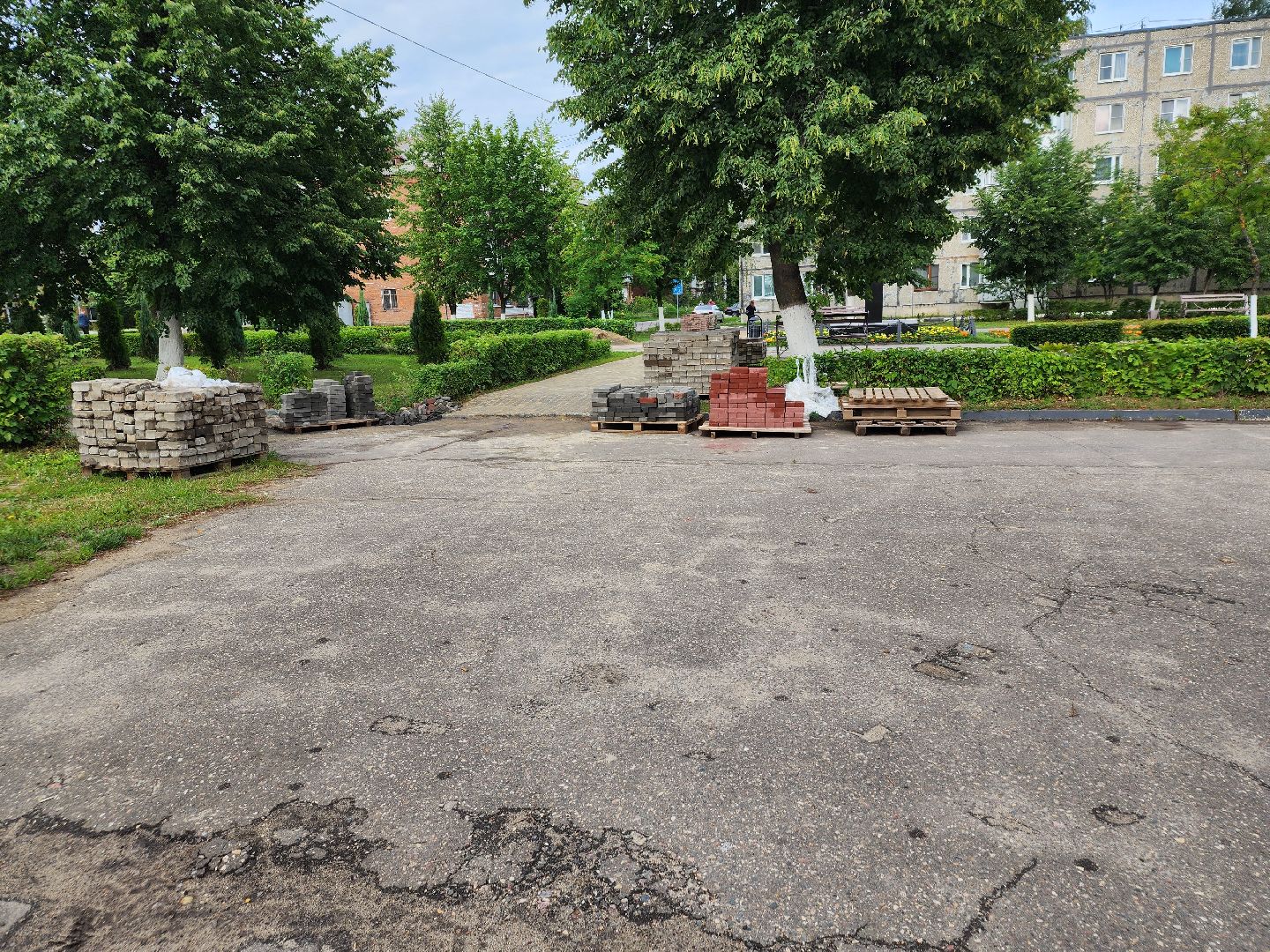 Павловский Посад, городской округ Павловский Посад, благоустройство, плитка, ремонт, люди, история, строительство