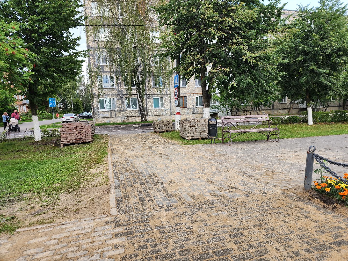 Павловский Посад, городской округ Павловский Посад, благоустройство, плитка, ремонт, люди, история, строительство