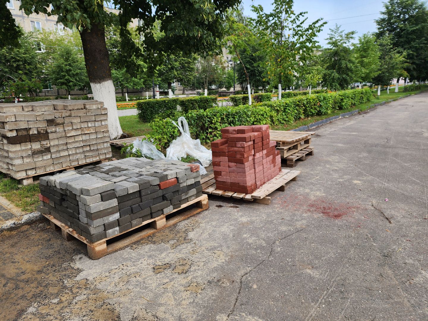 Павловский Посад, городской округ Павловский Посад, благоустройство, плитка, ремонт, люди, история, строительство