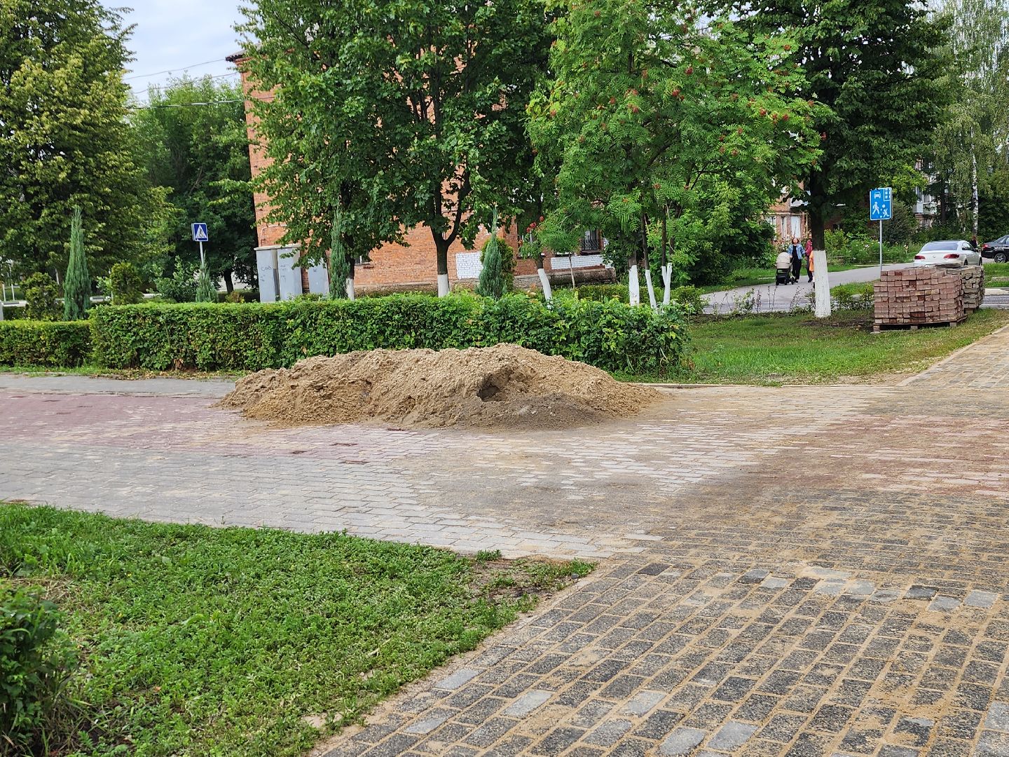 Павловский Посад, городской округ Павловский Посад, благоустройство, плитка, ремонт, люди, история, строительство