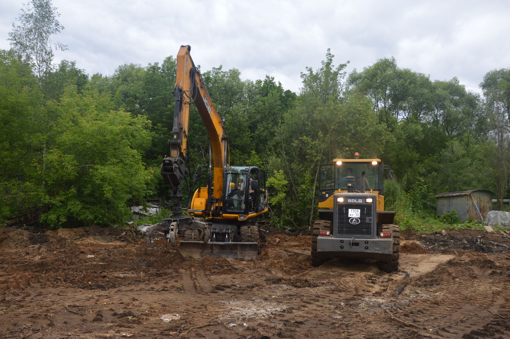 Шатура, Рошаль, снос сараев, благоустройство территории