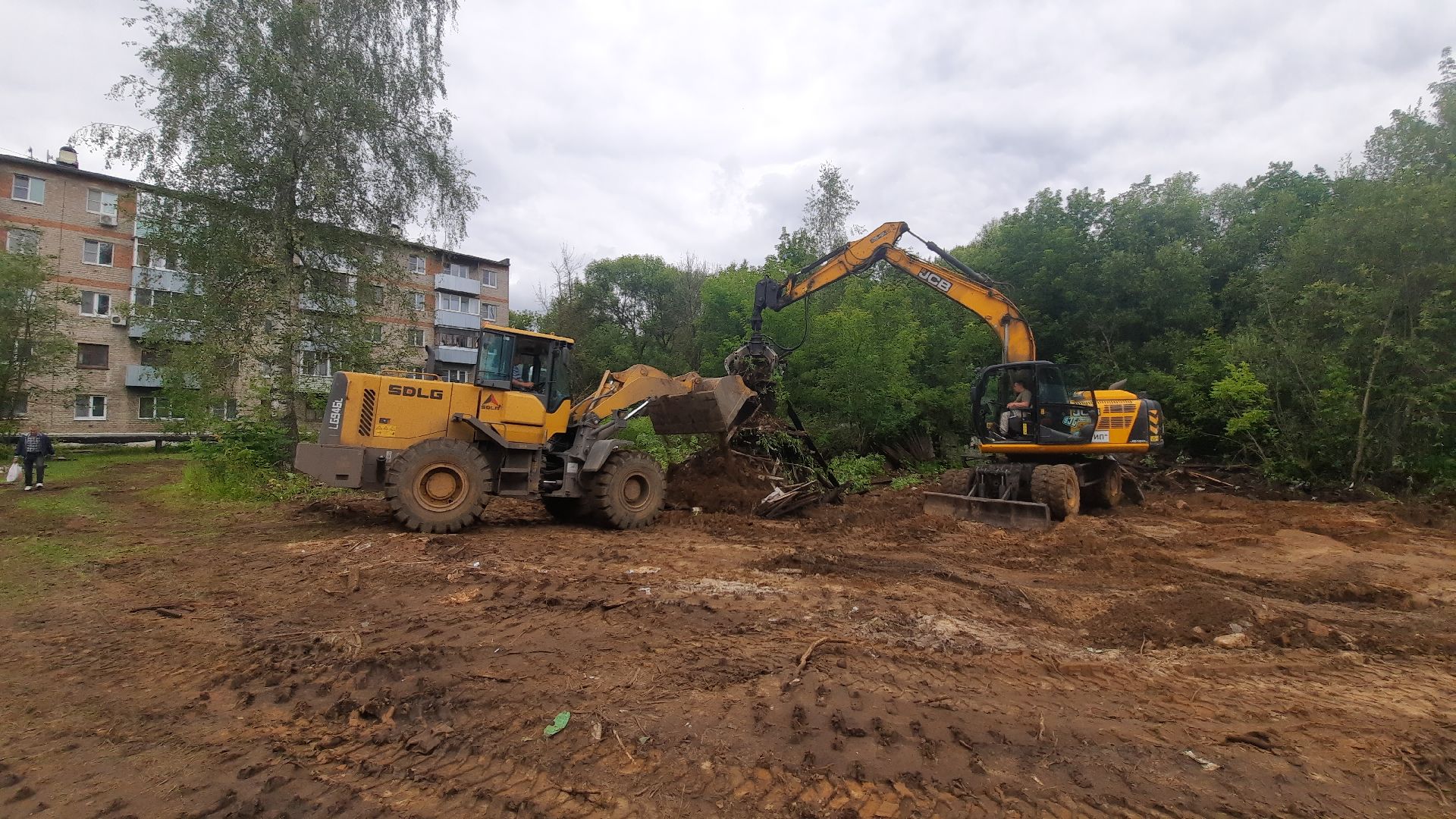 Шатура, Рошаль, снос сараев, благоустройство территории