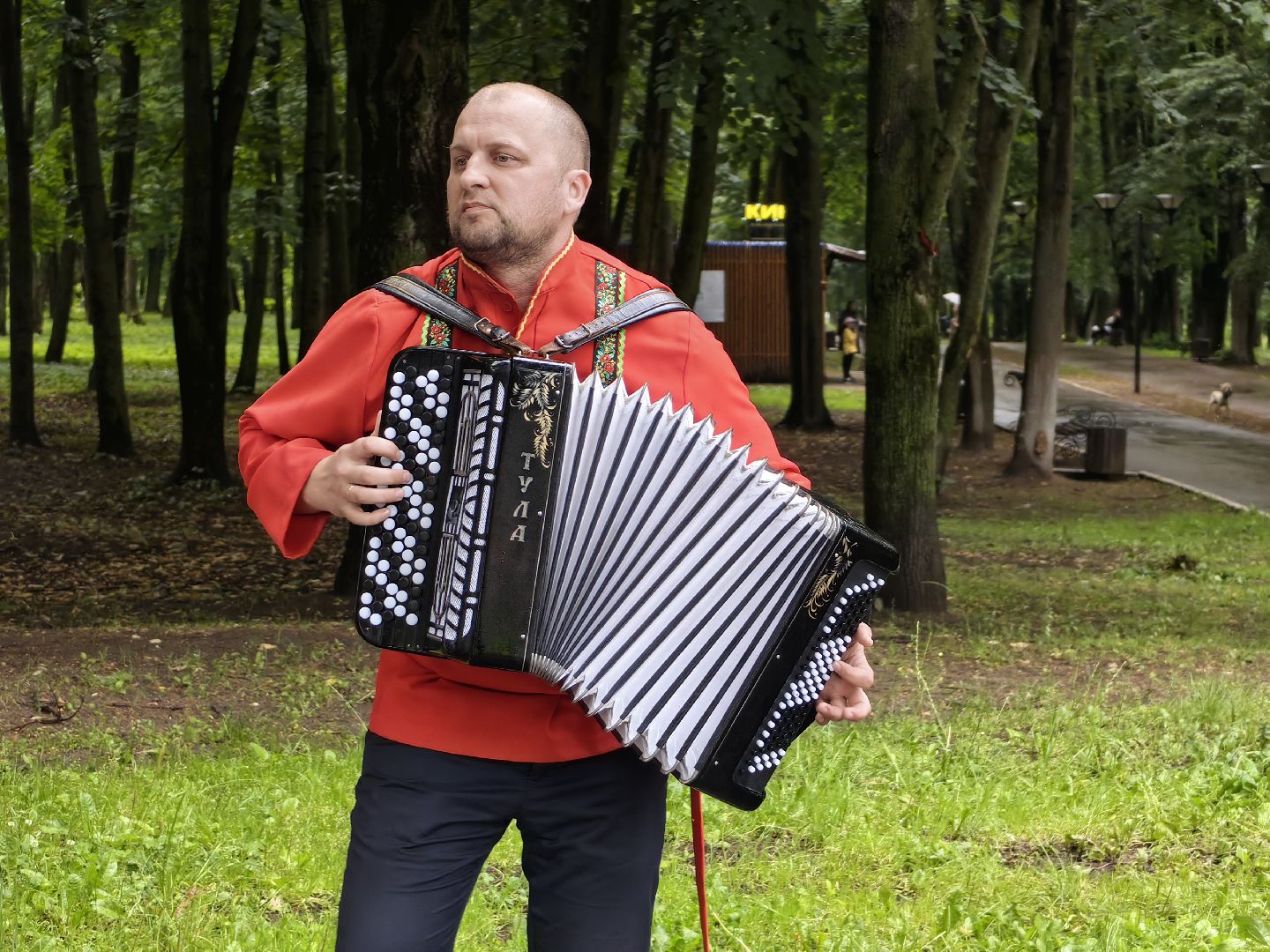 Коллектив, песня, хор, концерт, парк