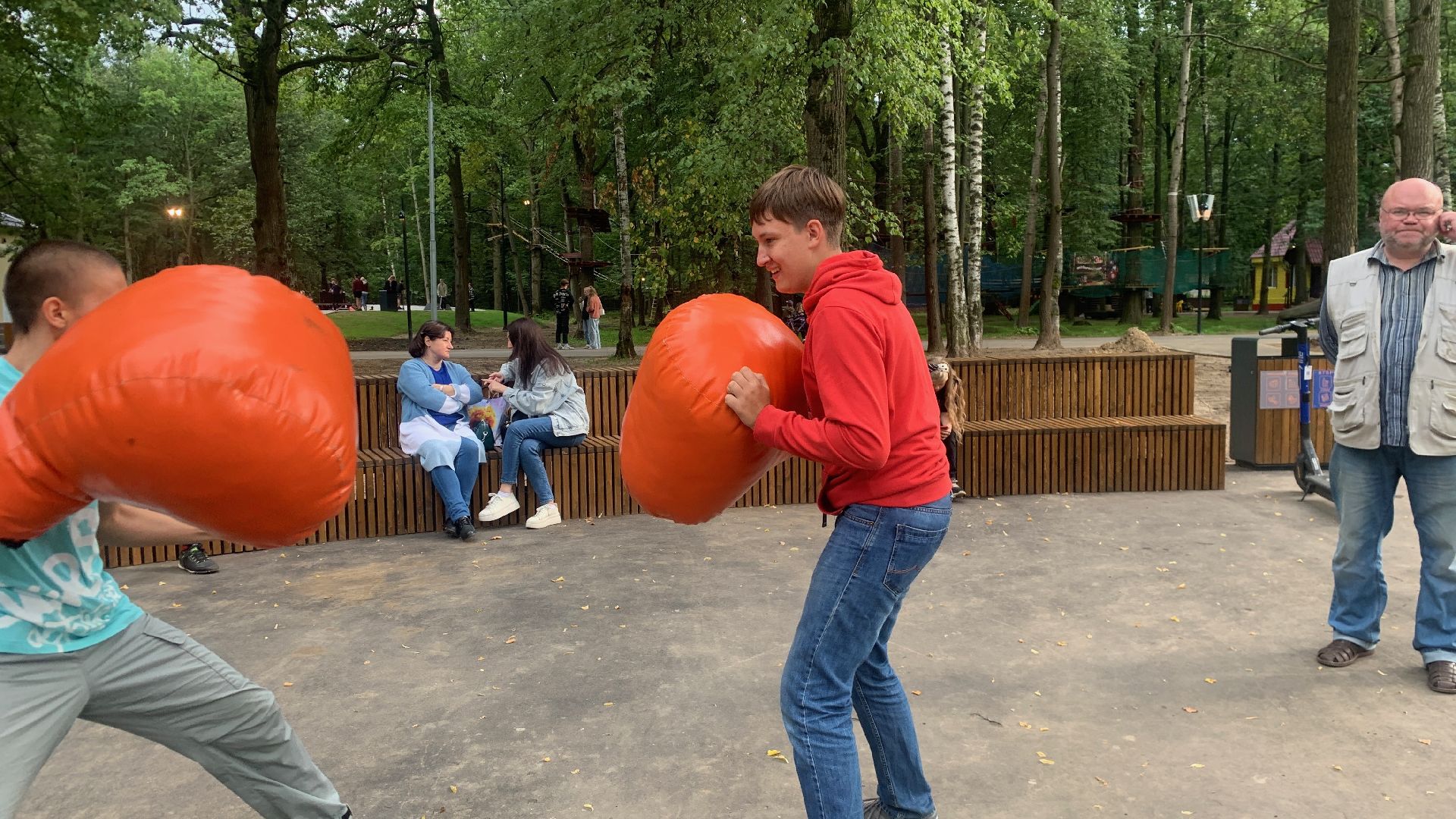 Ступино, парк островского, молодежное лето