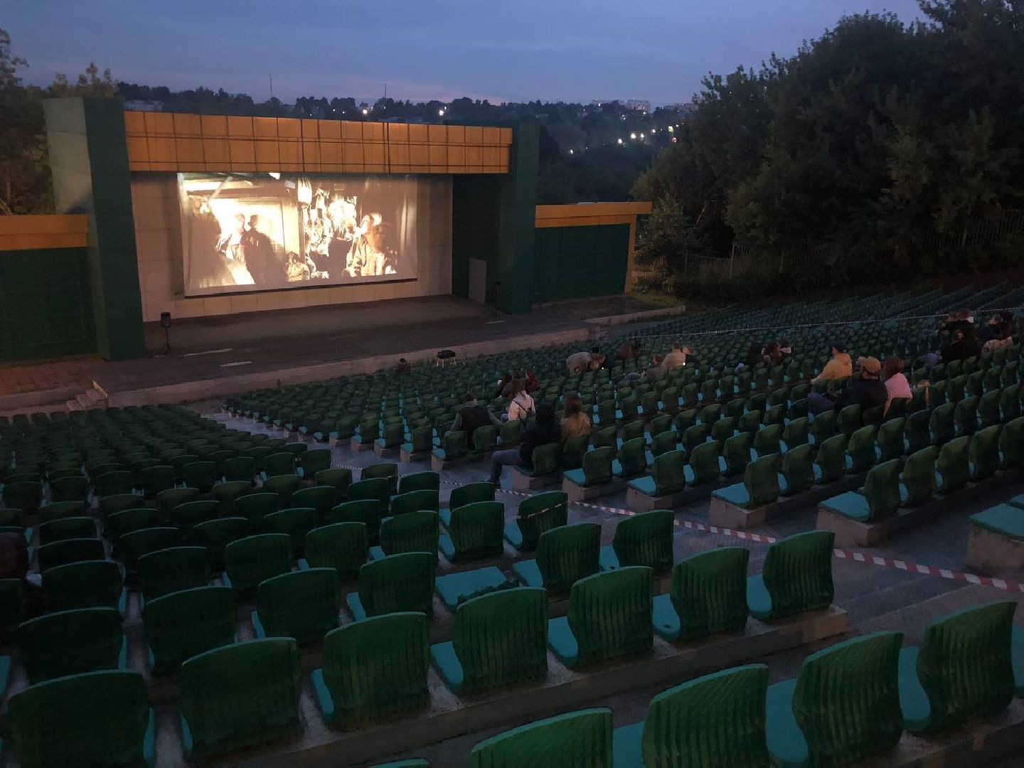 Подольск, кино, лето в Подмосковье, кинопоказ
