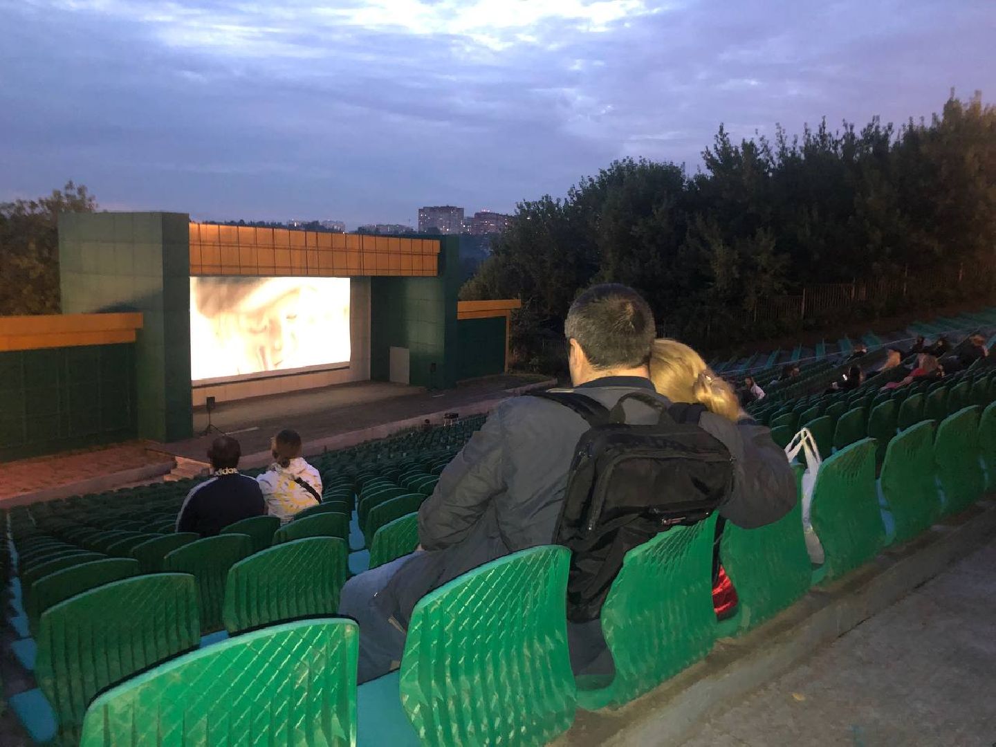 Подольск, кино, лето в Подмосковье, кинопоказ
